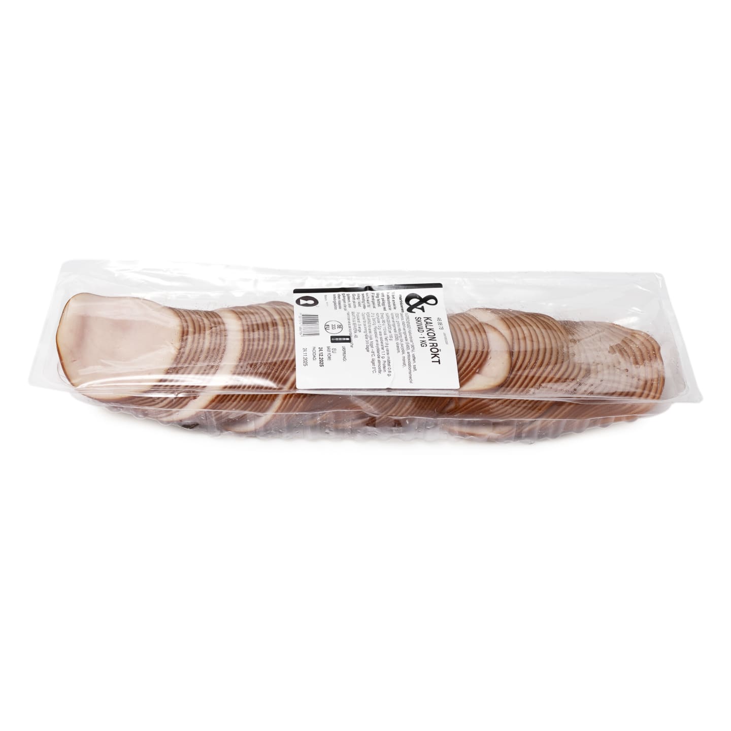 Kalkon rökt skivad helmuskel 1kg