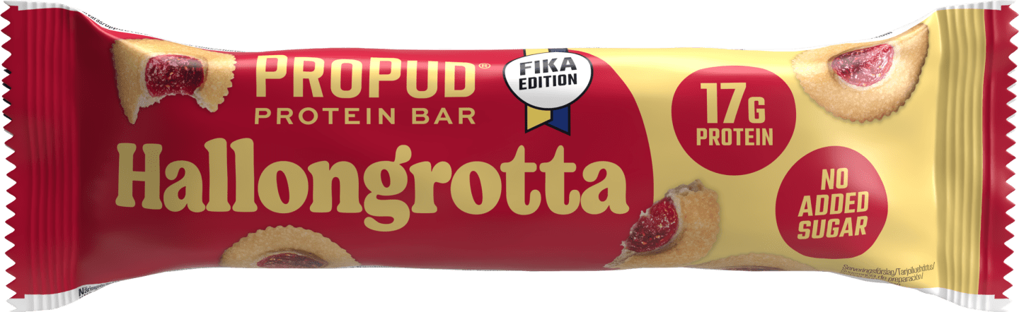 Proteinbar Hallongrotta 55g