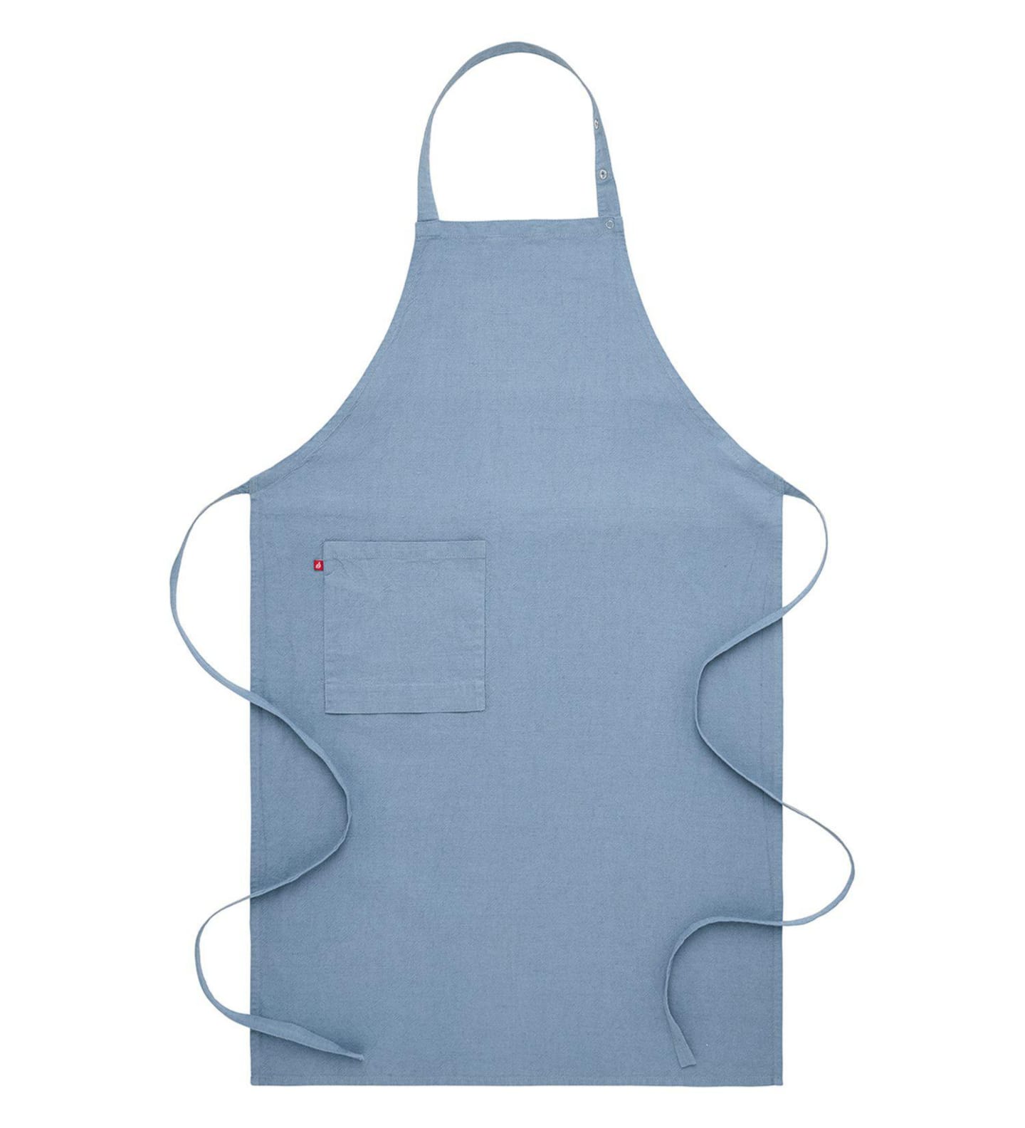 Bröstlappsförkläde Dov blå 4579 onesize - Bild 1 av 3
