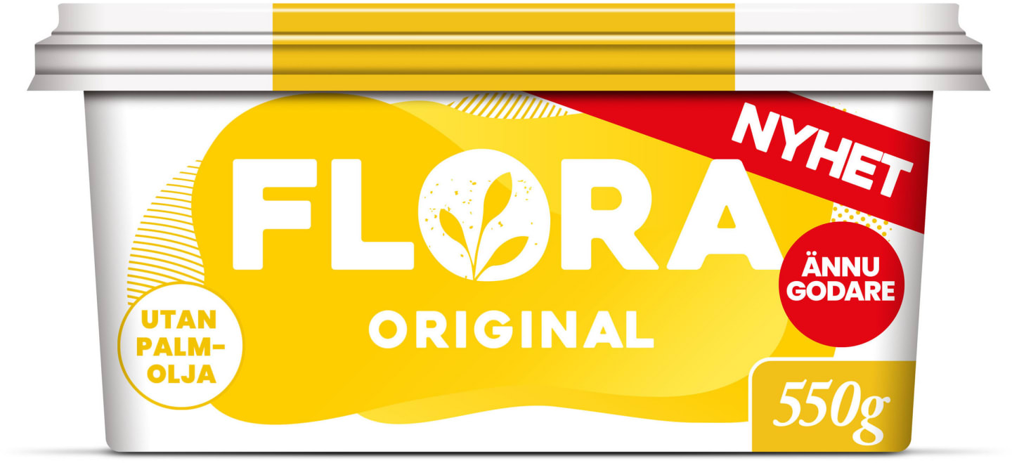 Flora Original Normalsaltat 550g
