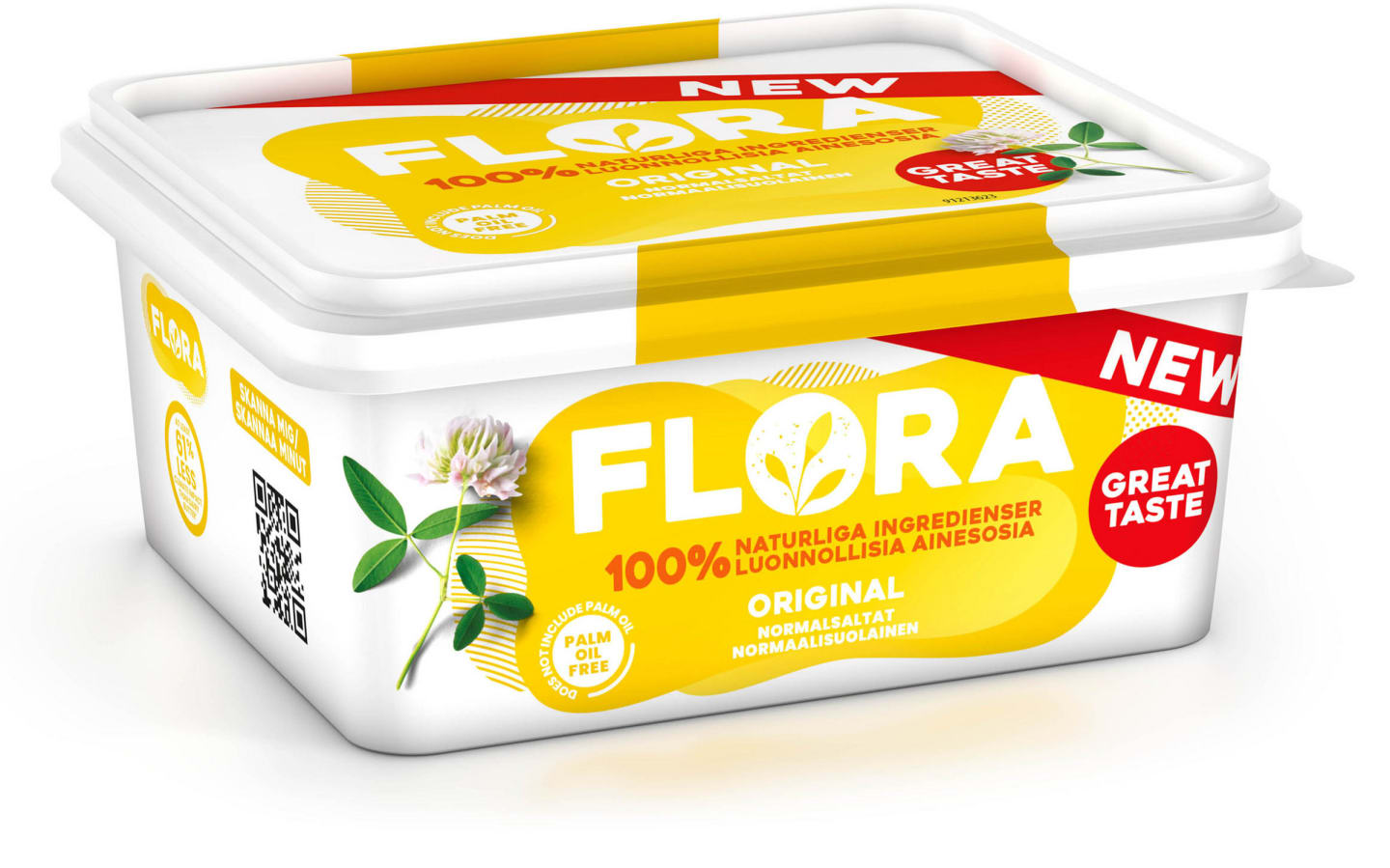 Flora Original Normalsaltat 550g - Bild 1 av 3