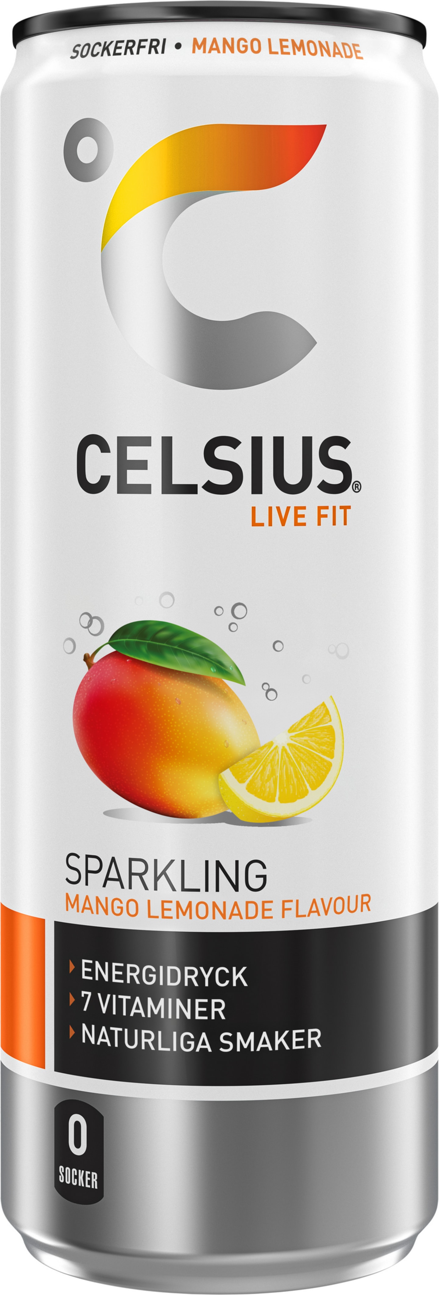 Celsius Mango Lemonade 35,5cl