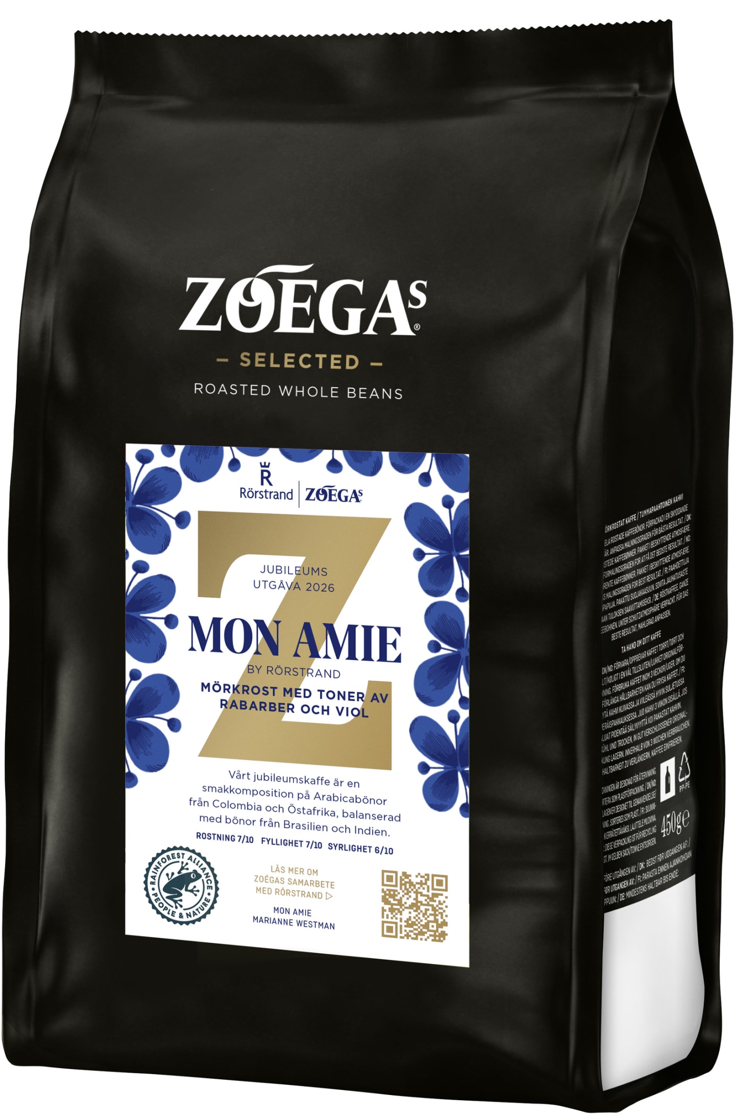 Zoegas Mon Amie hel böna 450g