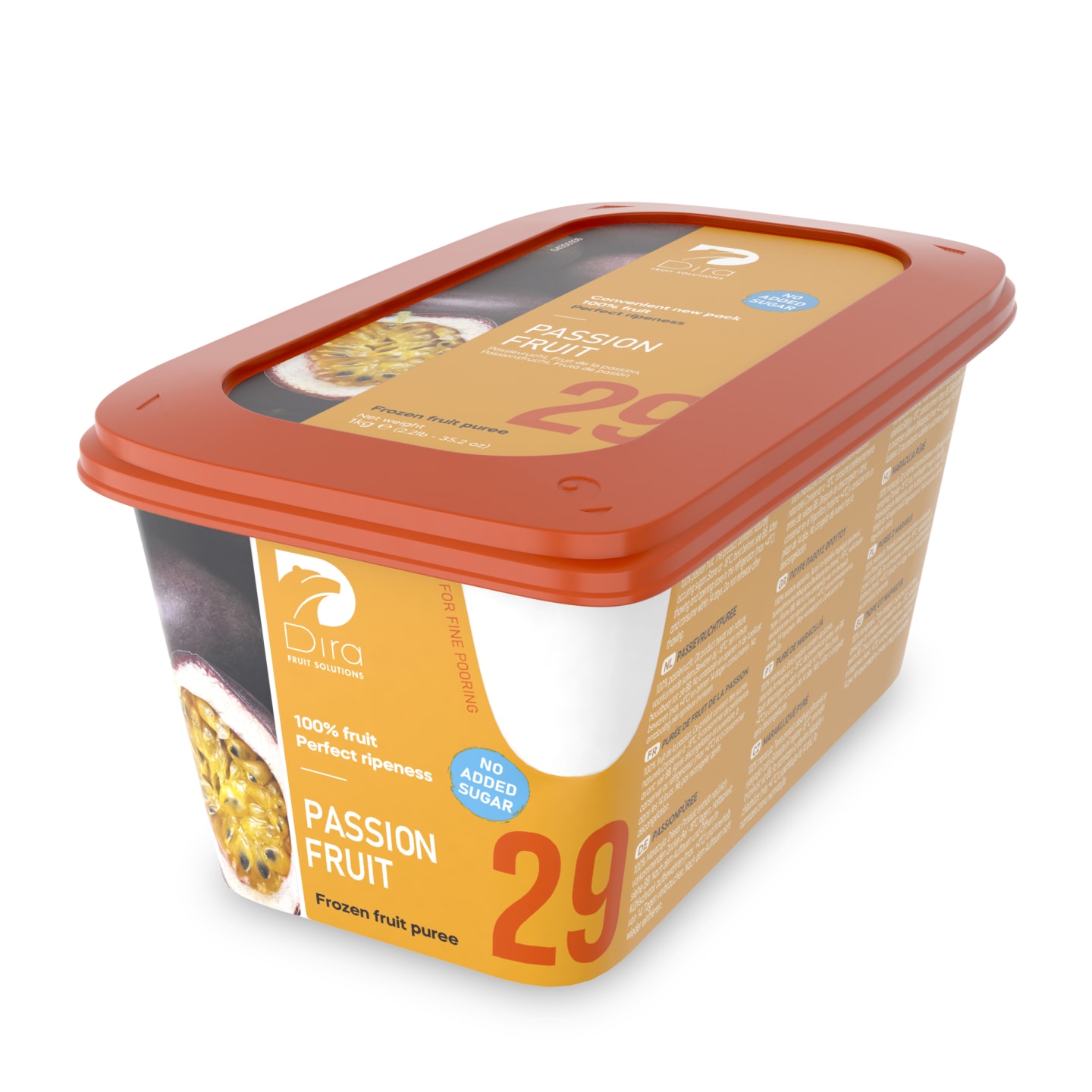 Puré passionsfrukt osötad 1kg