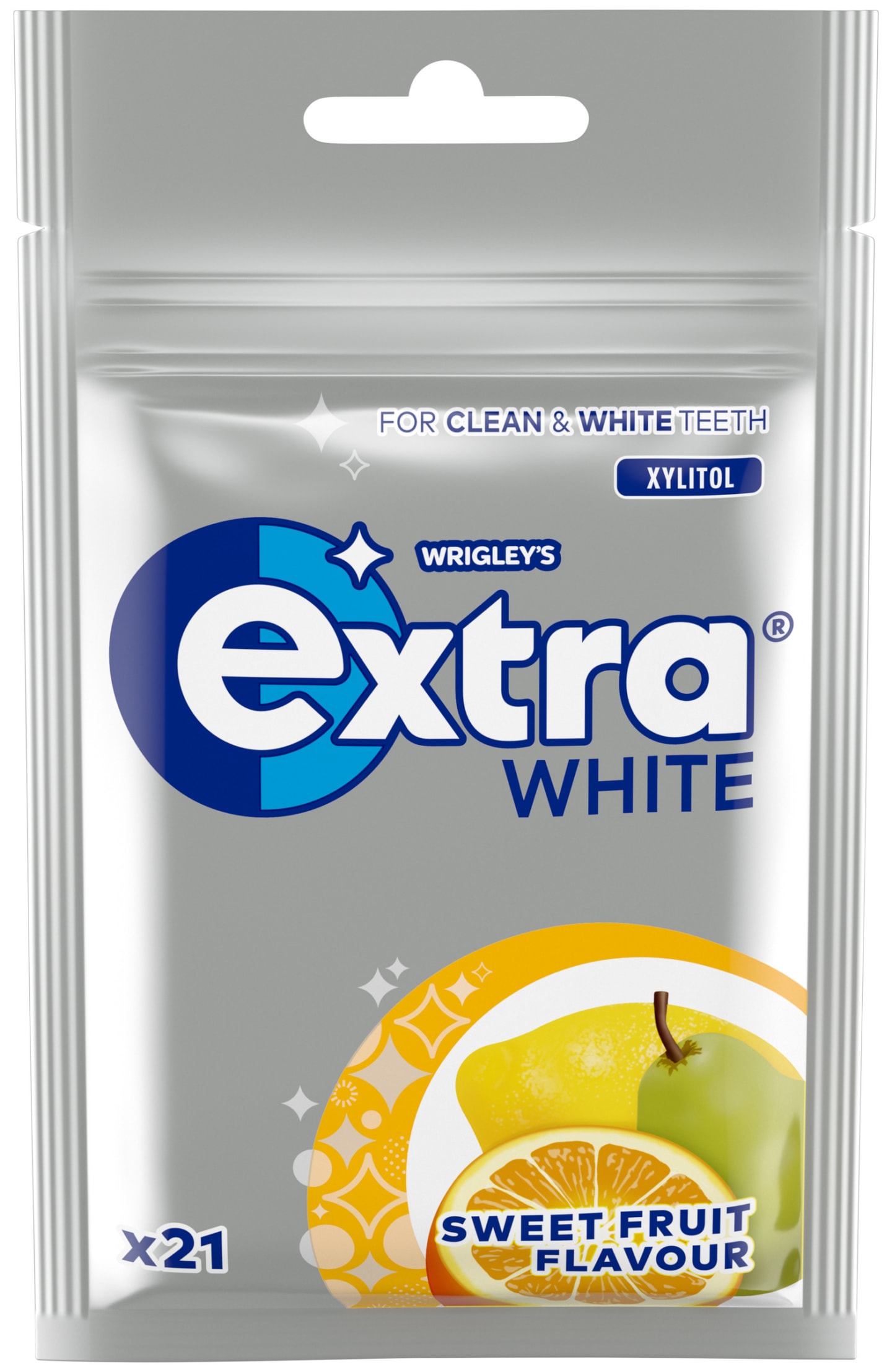 Tuggummi Extra White Sweetfruit 21-pack