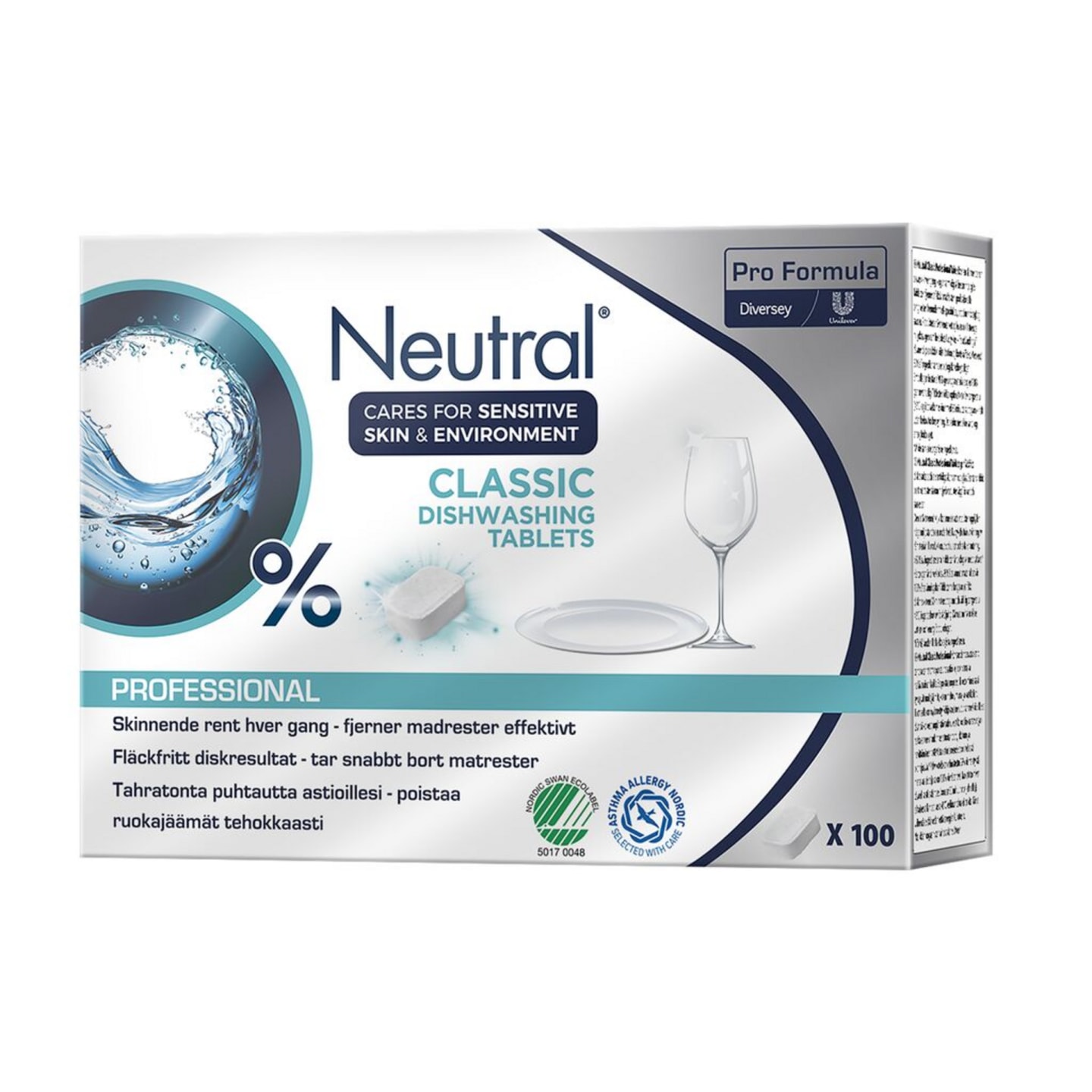 Neutral proff class tabs 5x100st