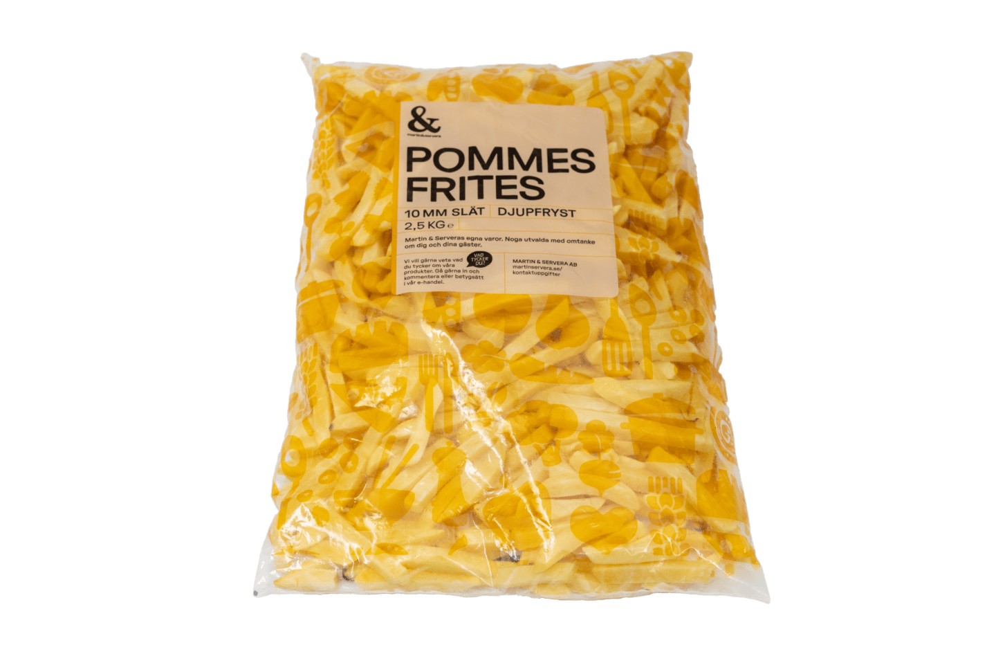 Pommes frites slät 10mm 2,5kg - Bild 1 av 3