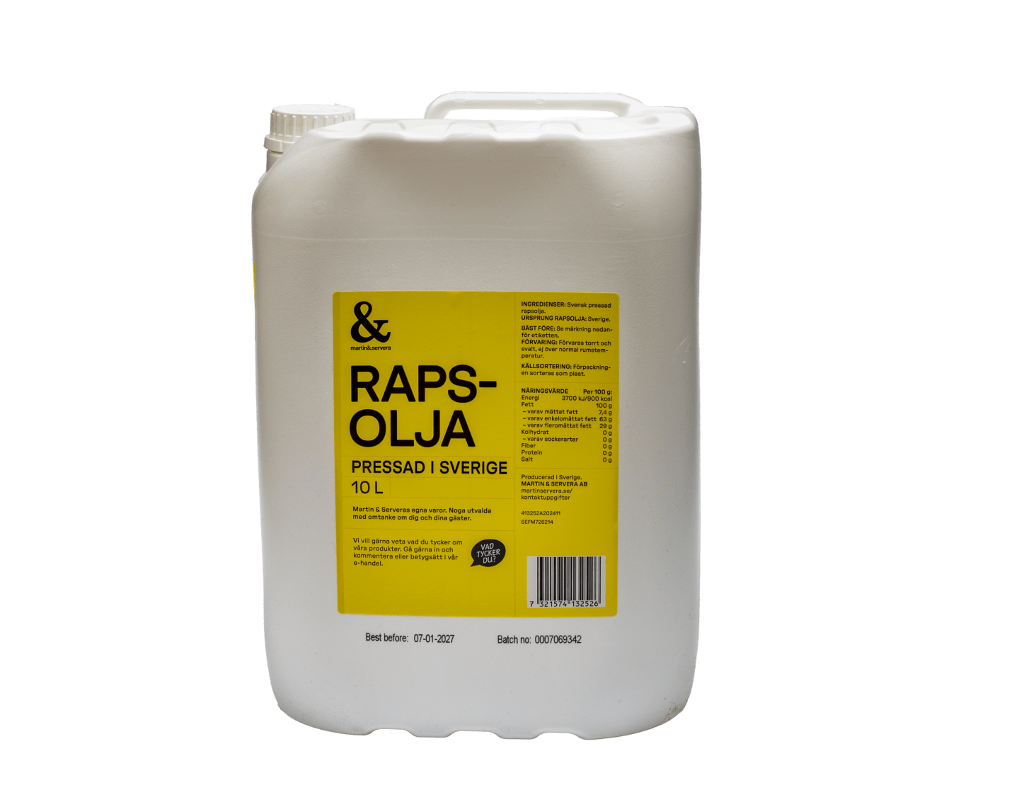 Rapsolja 10L