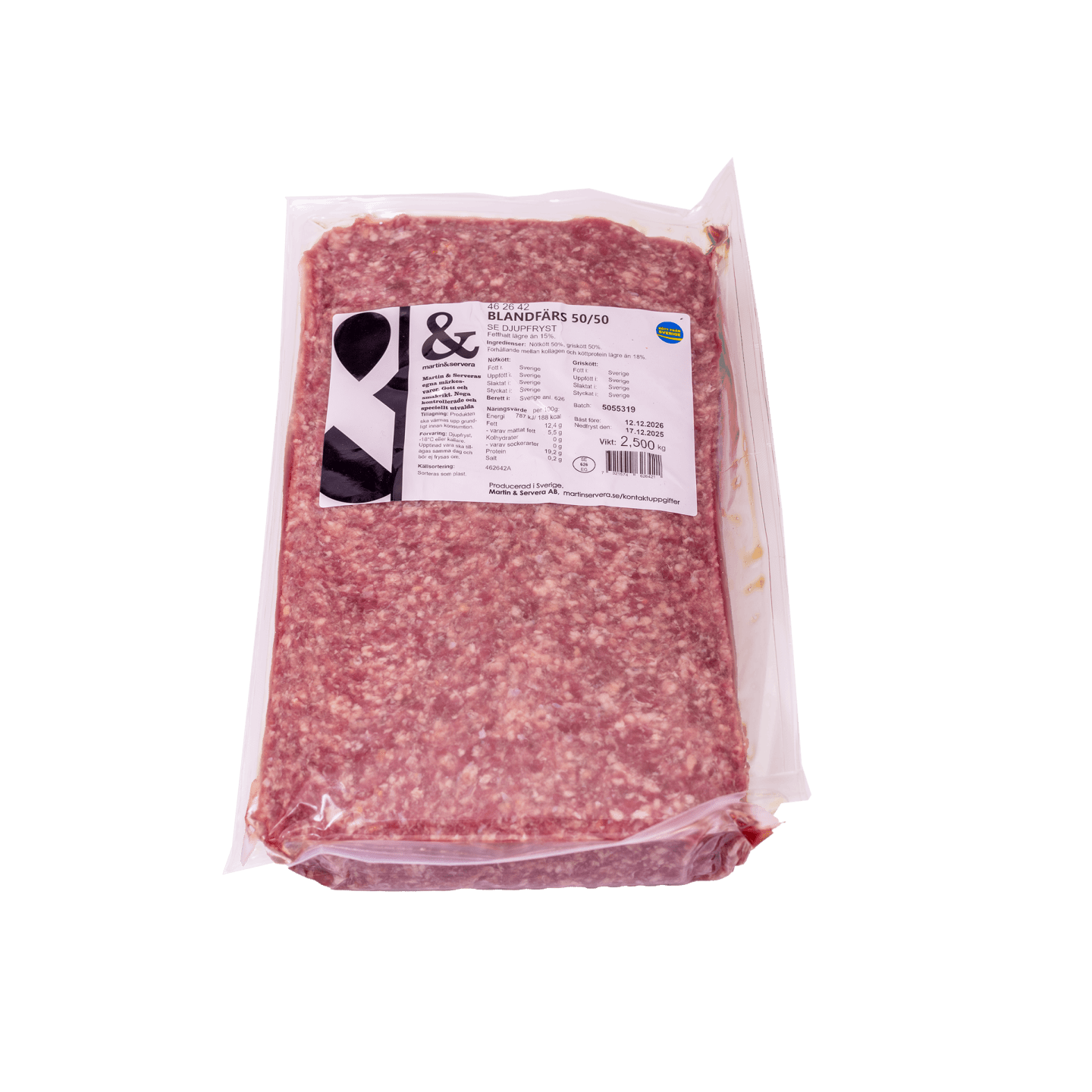 Blandfärs 50/50 15% SE 2,5kg - Bild 1 av 2
