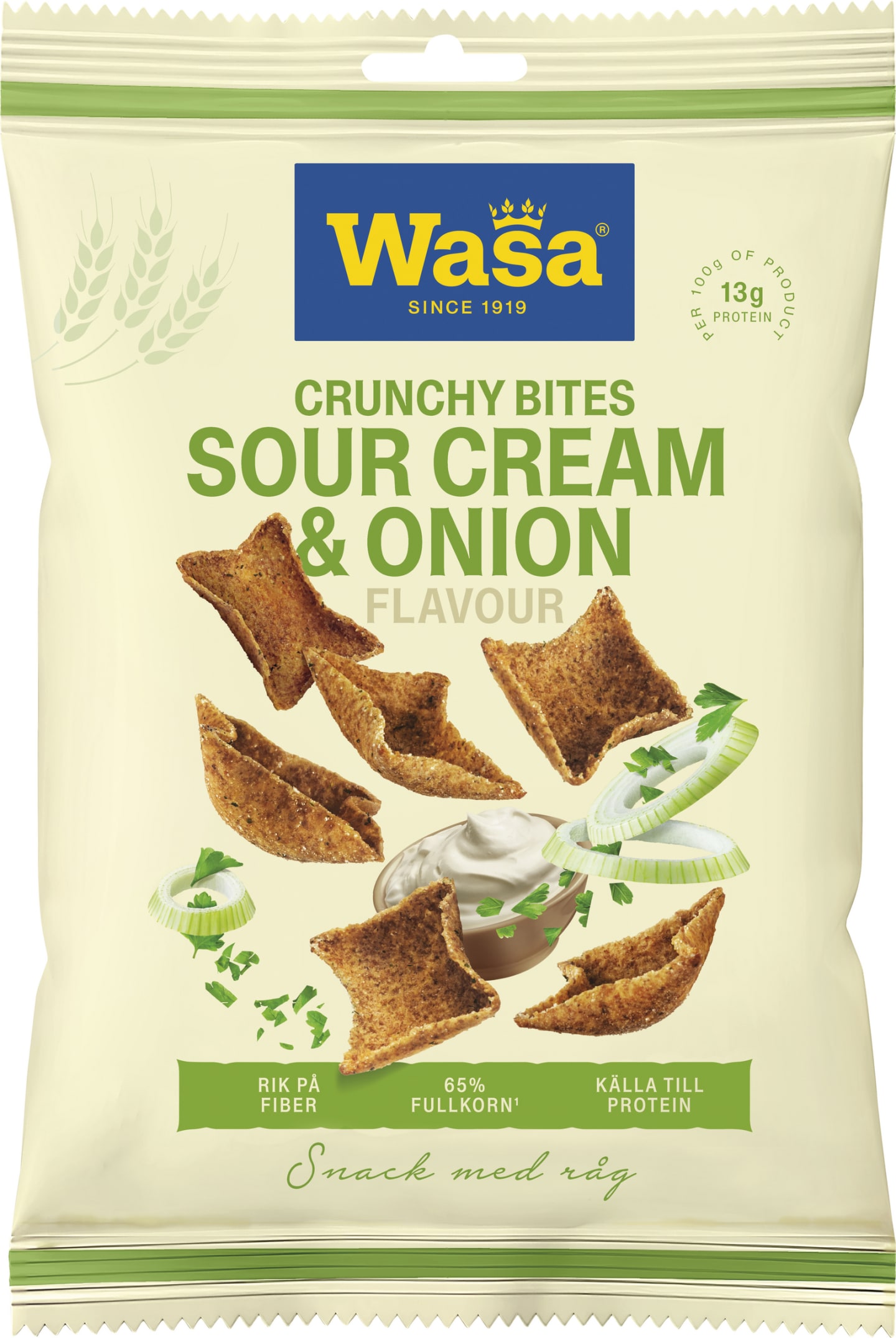 Crunchy Bites Sour Cream & Onion 100g
