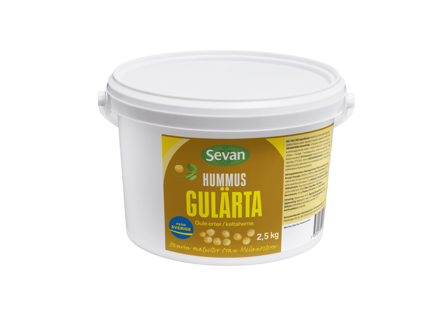 Hummus Gulärta 2,5kg - Bild 1 av 3
