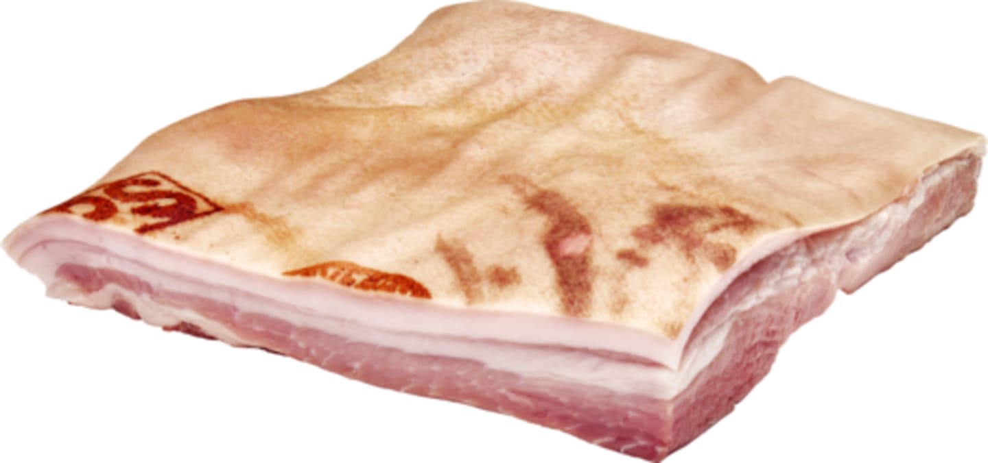Fläsksida med svål rapsgris 4,02/8,04kg