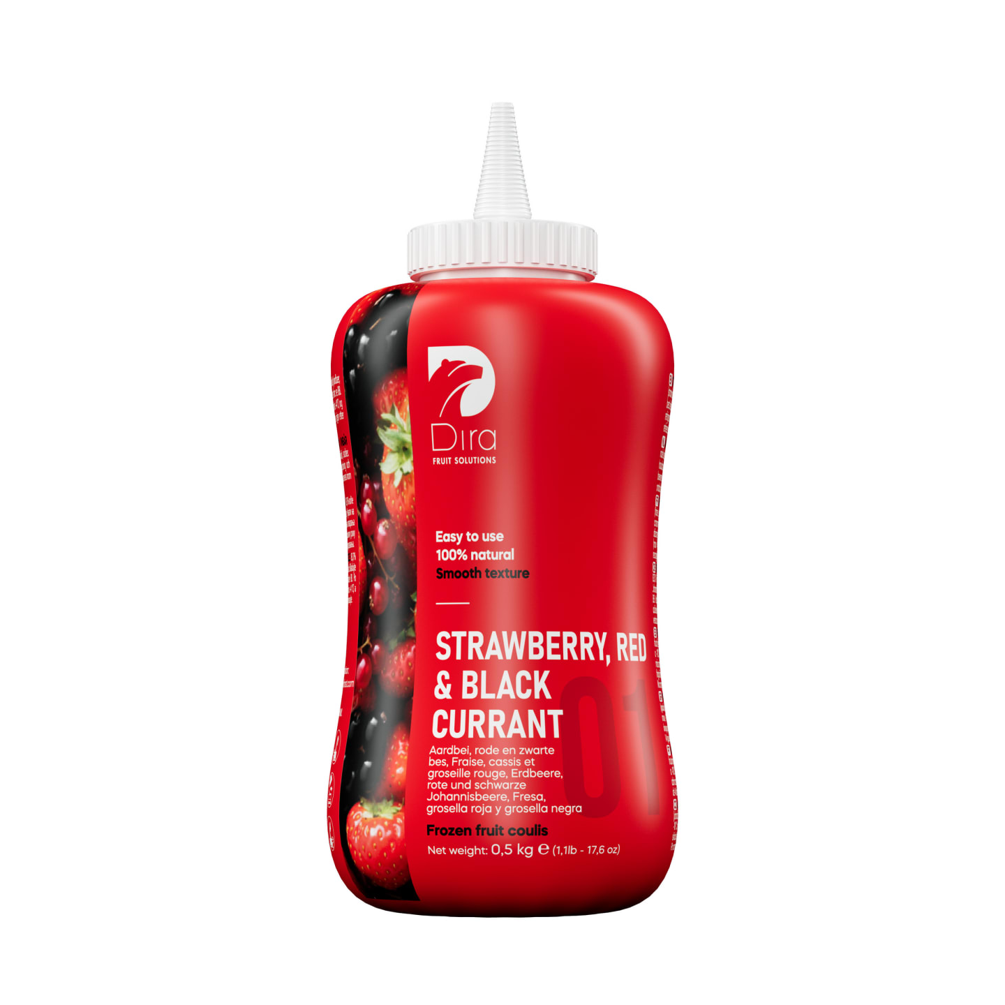 Coulis jordgubb & vinbär 500g