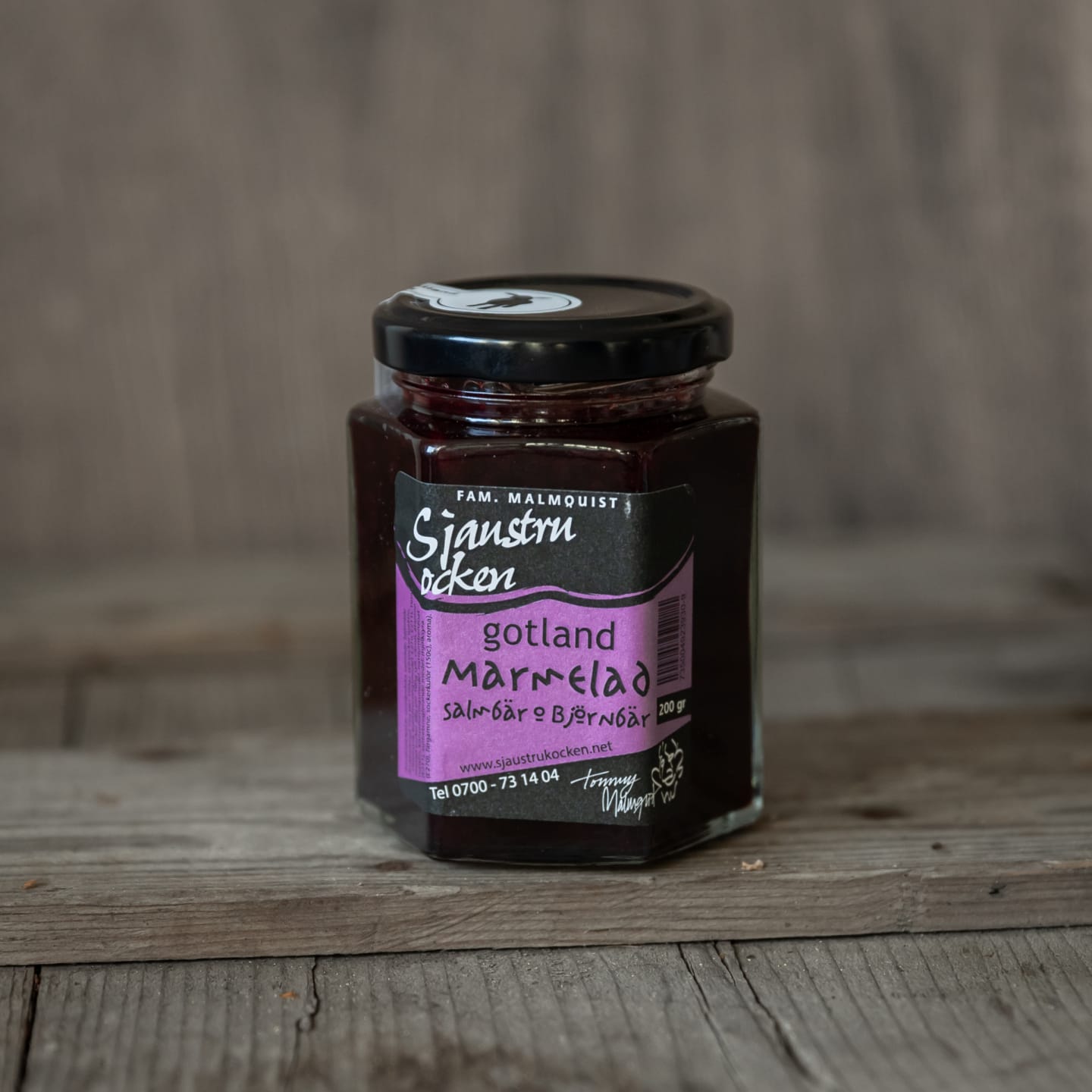 Marmelad salmbär o björnbär 200g