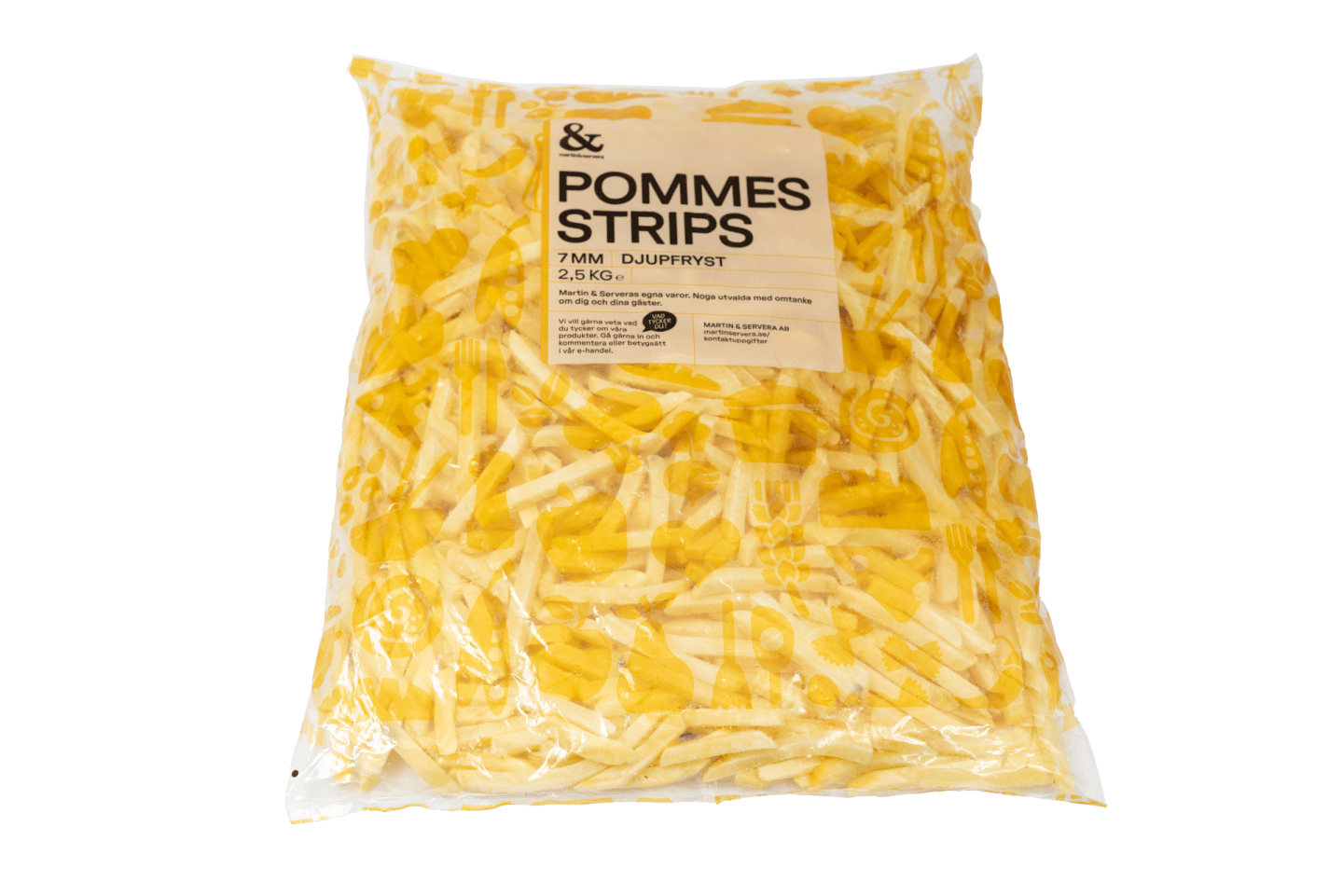 Pommes frites 7mm 2,5kg - Bild 1 av 3