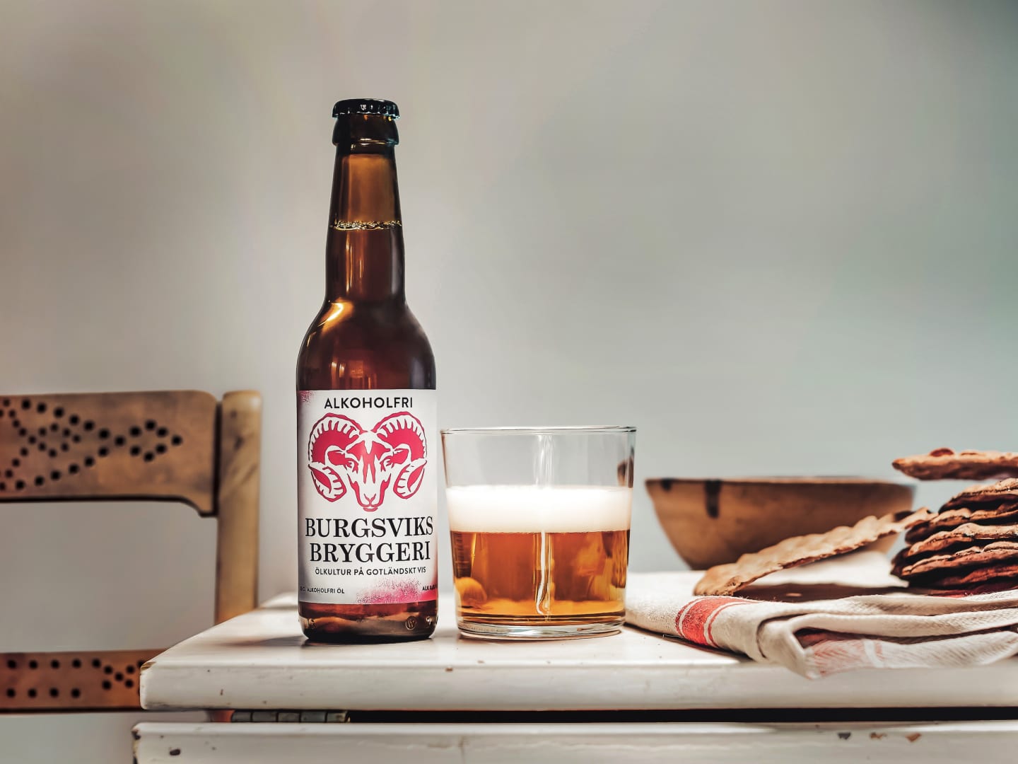 Burgviksbryggeri öl 0,5% 33cl - Bild 1 av 2