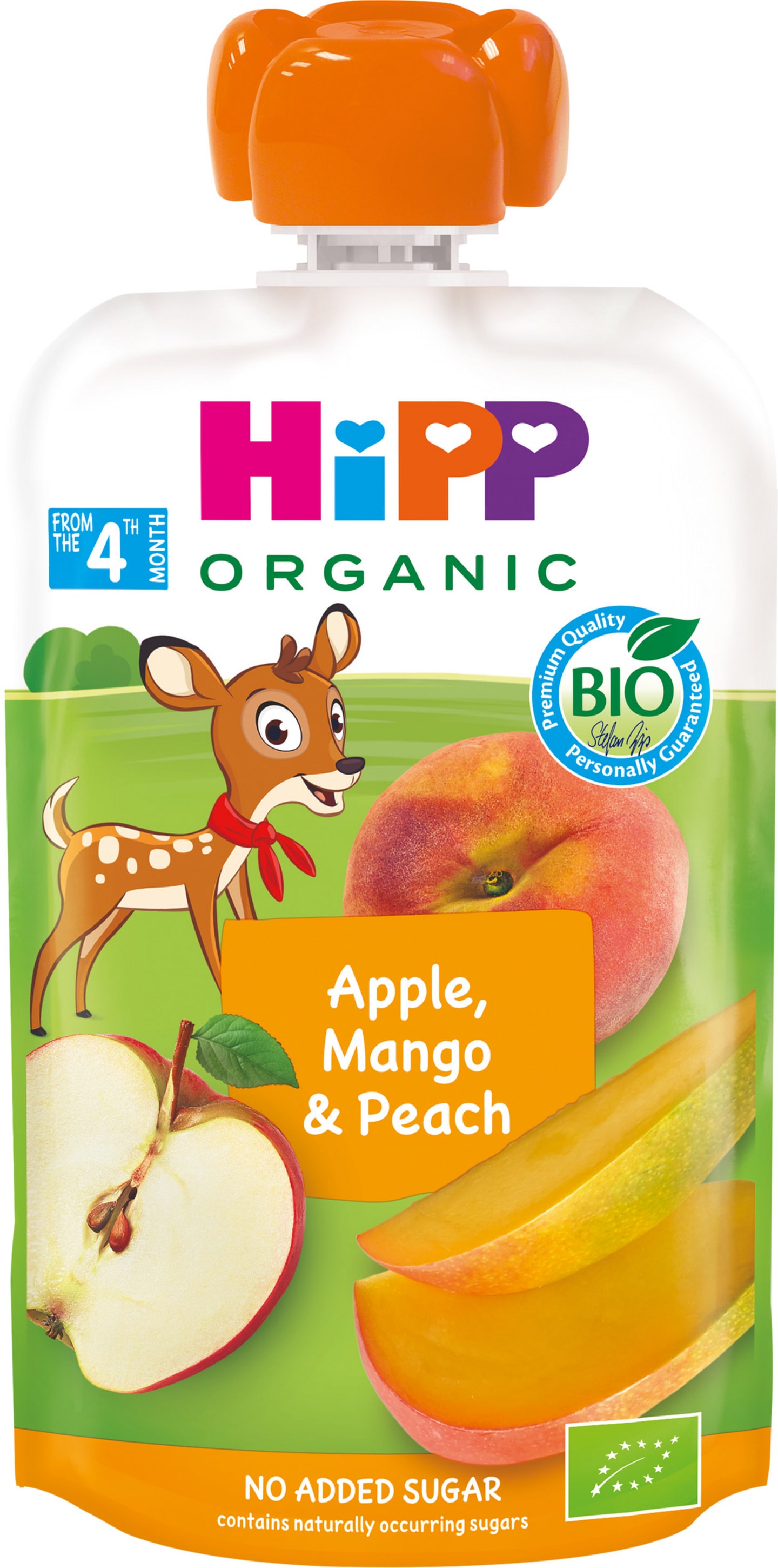 Hipp Klämmis Äpple Mango Persika 100g