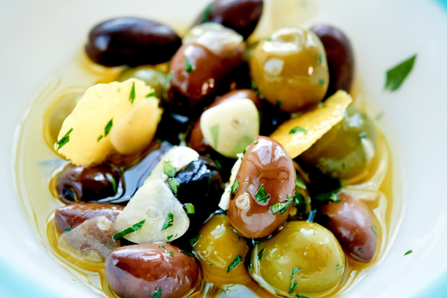 Olivmix Kalamata Halkidiki urkärna 3,3kg - Bild 1 av 2