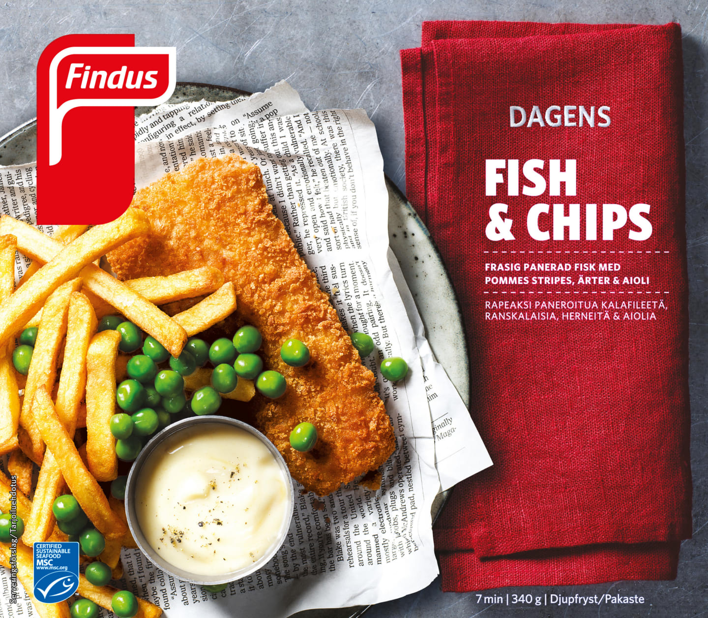 Fish & Chips MSC 340g