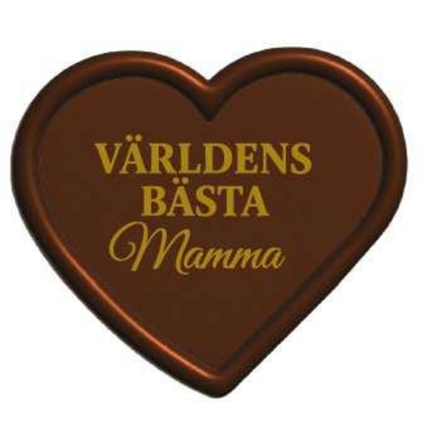 Chokladhjärta Världens Bästa Mamma 196st