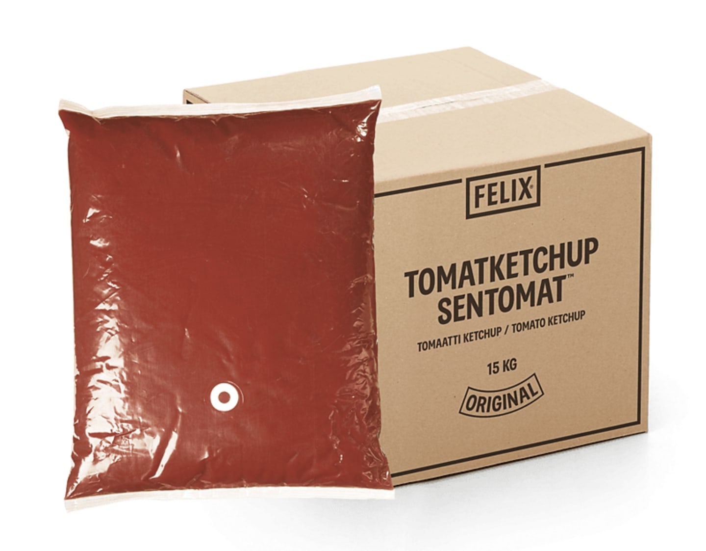 Ketchup sentomat Felix påse 5kg - Bild 1 av 2