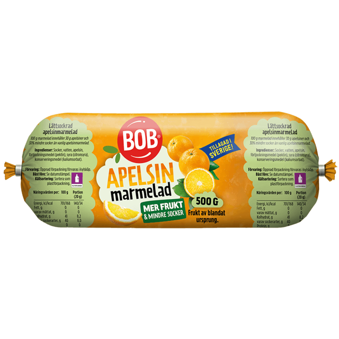 Apelsinmarmelad lättsockrad refill 500g - Bild 1 av 1