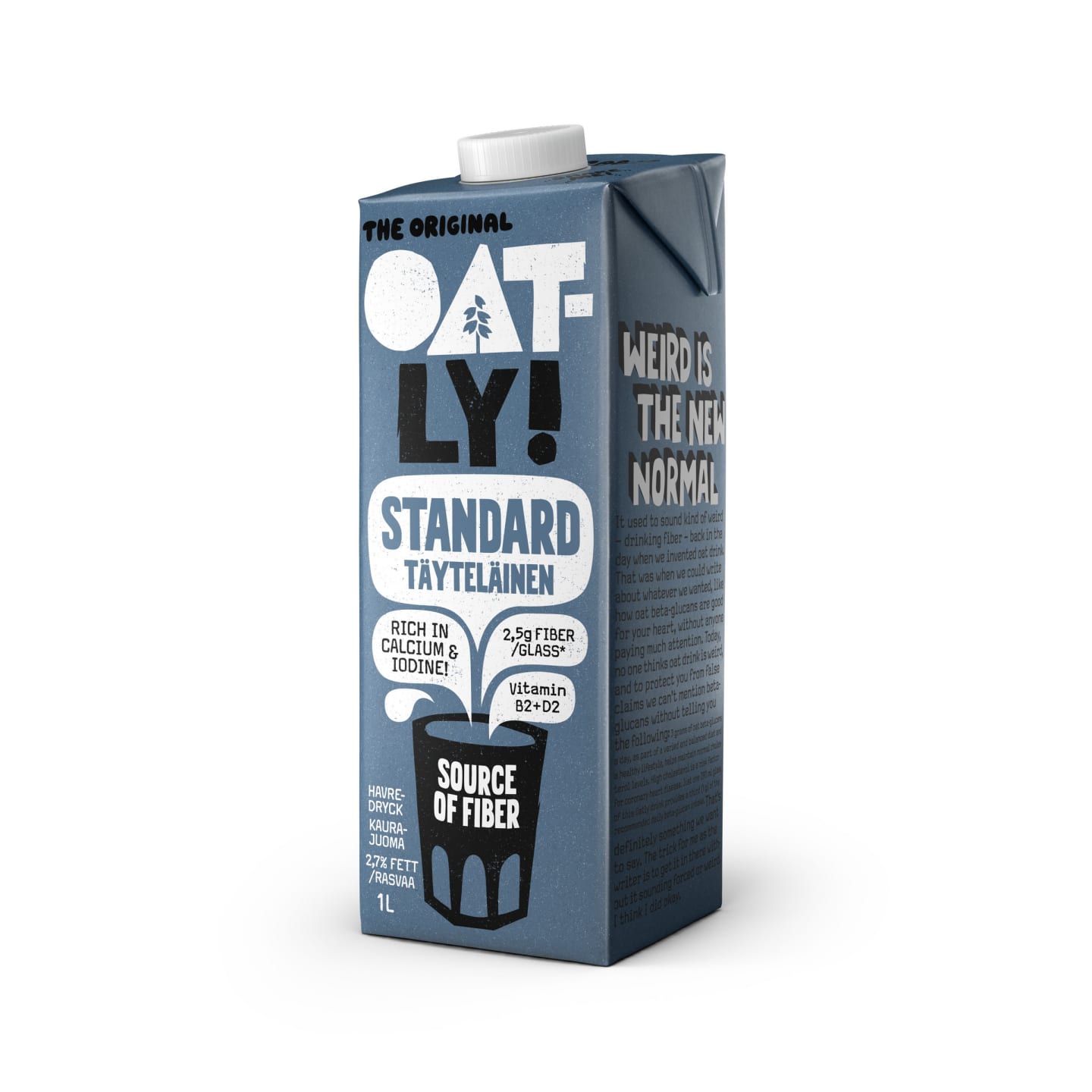 Havredryck Oatly 2,8% 1L