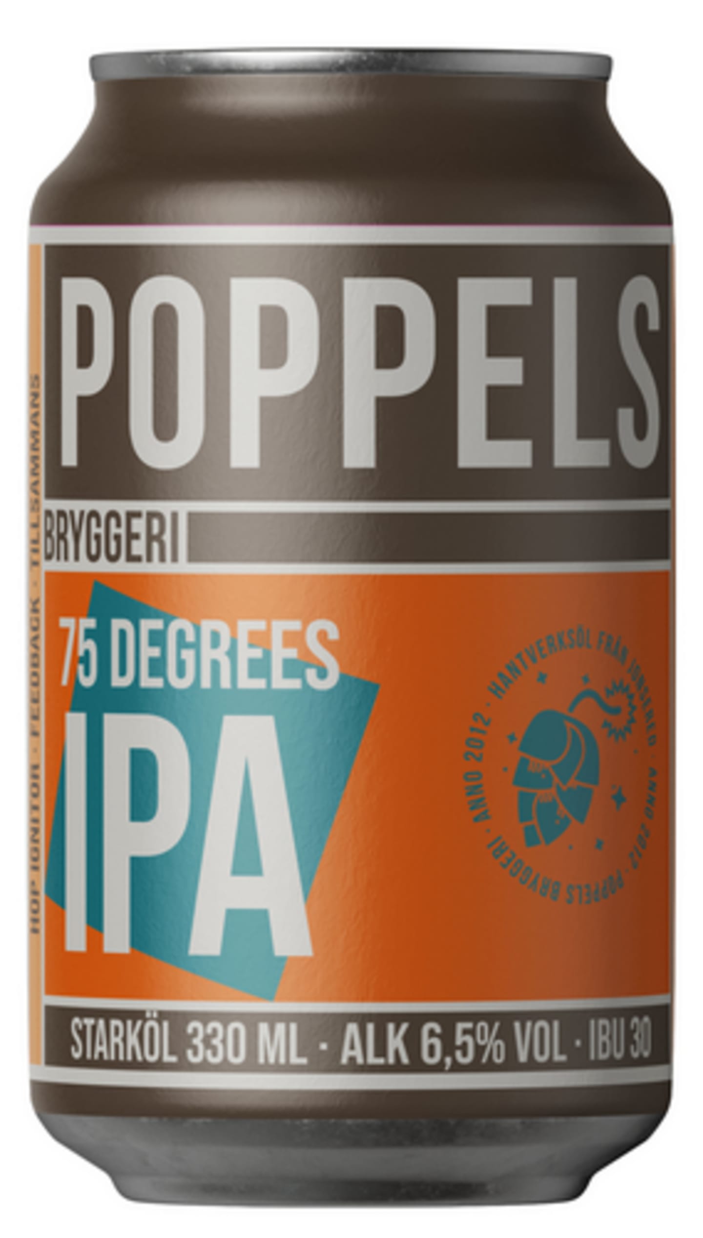 Poppels 75 degree IPA 33cl