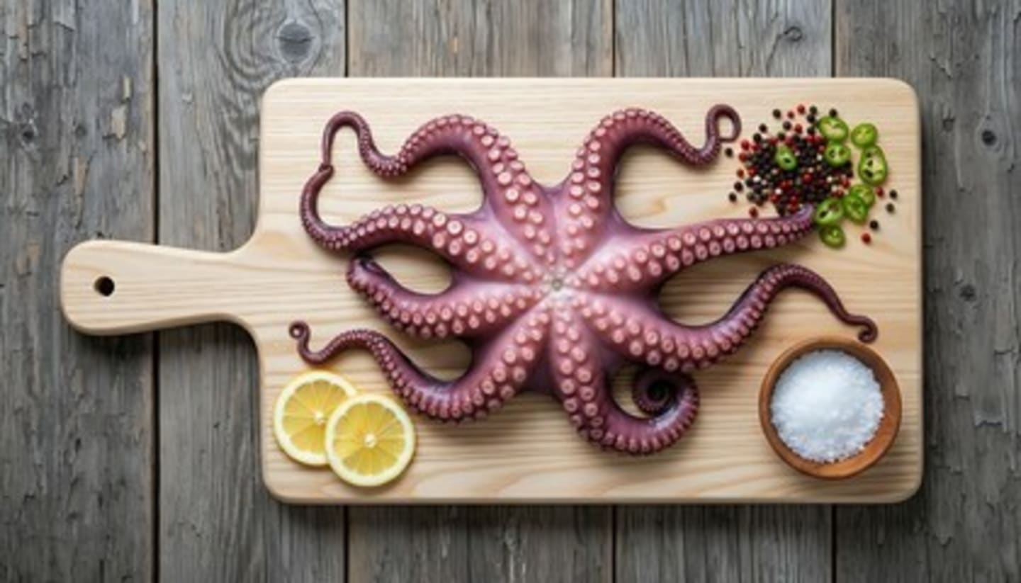 Bläckfisk pulpo hel rå 2-3kg 14kg - Bild 1 av 2
