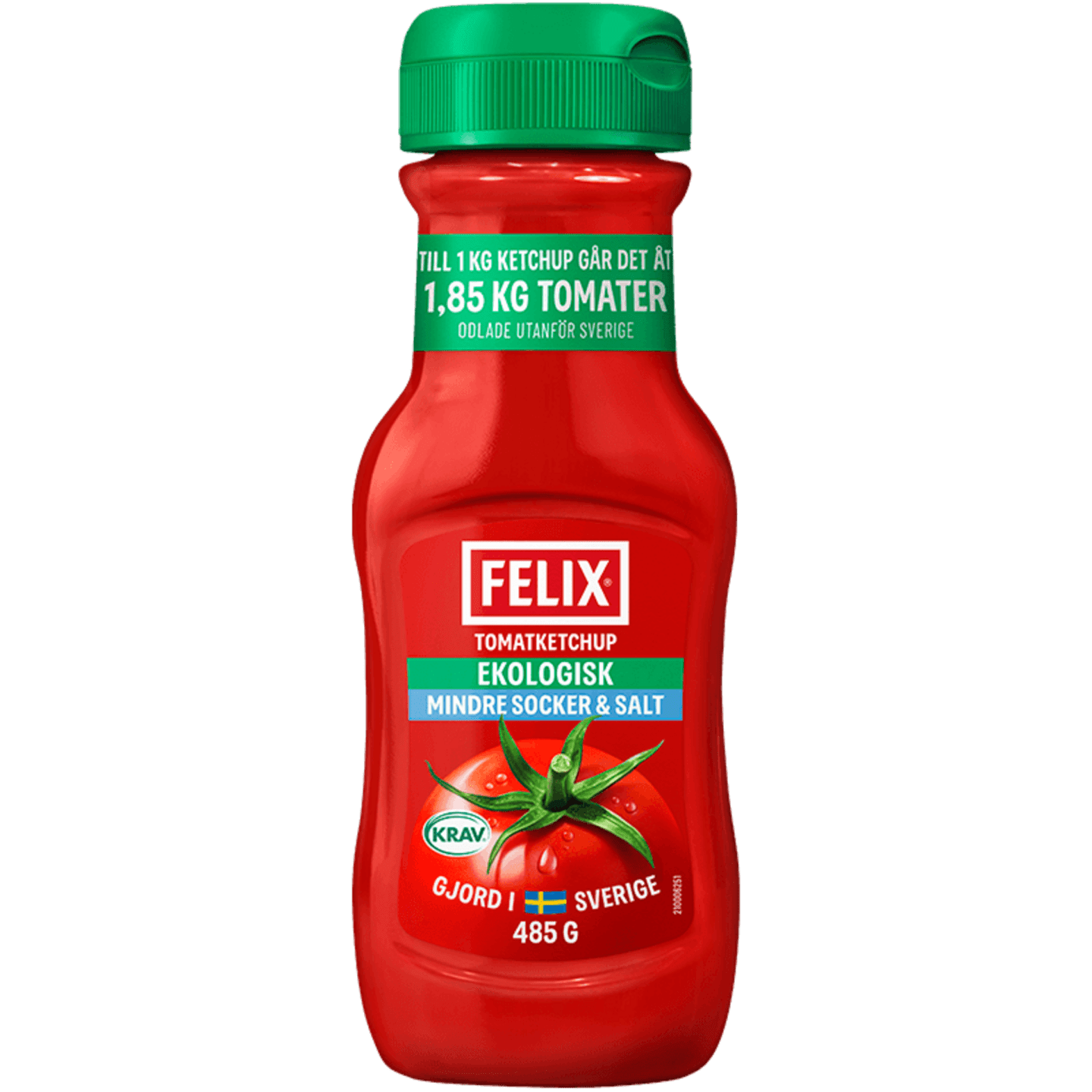 Ketchup Felix mindre socker/salt 485g - Bild 1 av 1