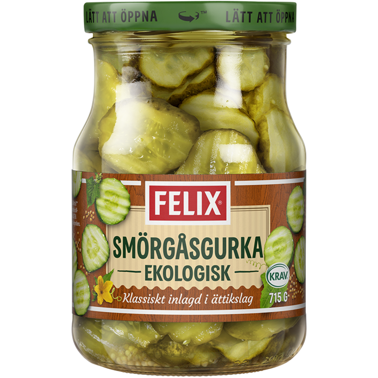 Smörgåsgurka skivad 715g - Bild 1 av 1