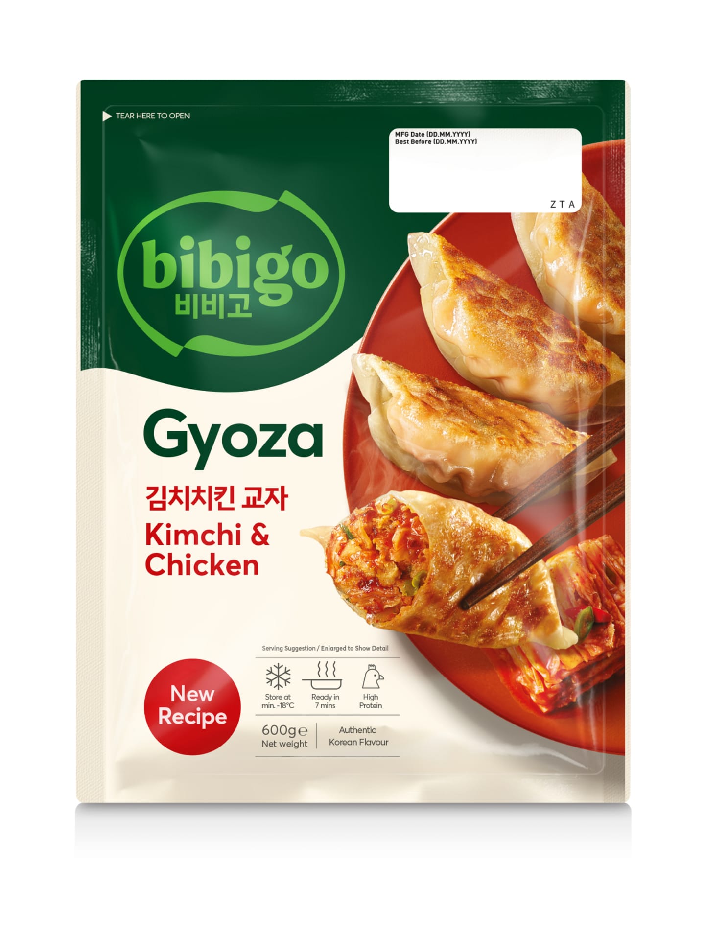 Gyoza Mandu Kimchi & kyckling 600g