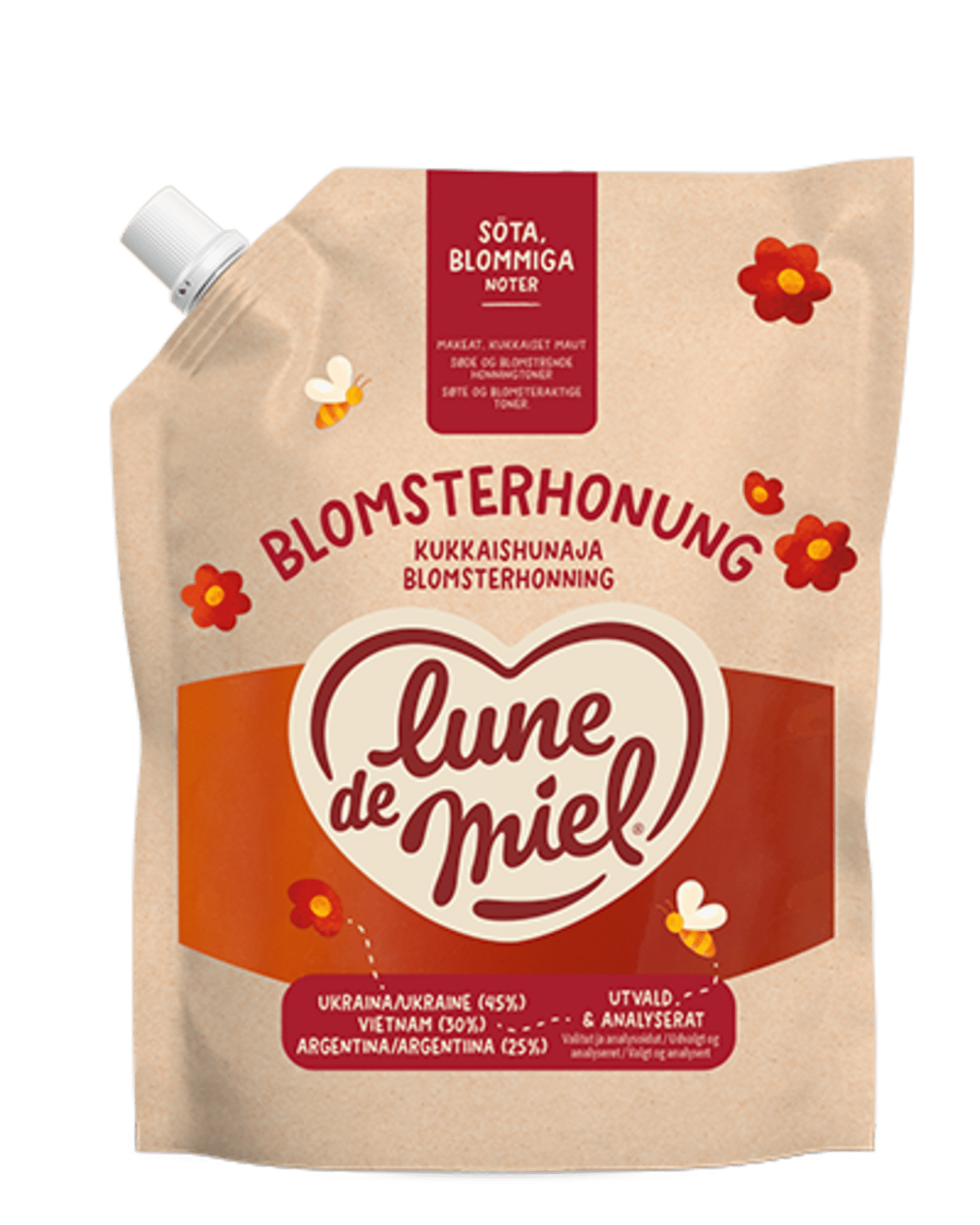 Honung flytande påse 1kg
