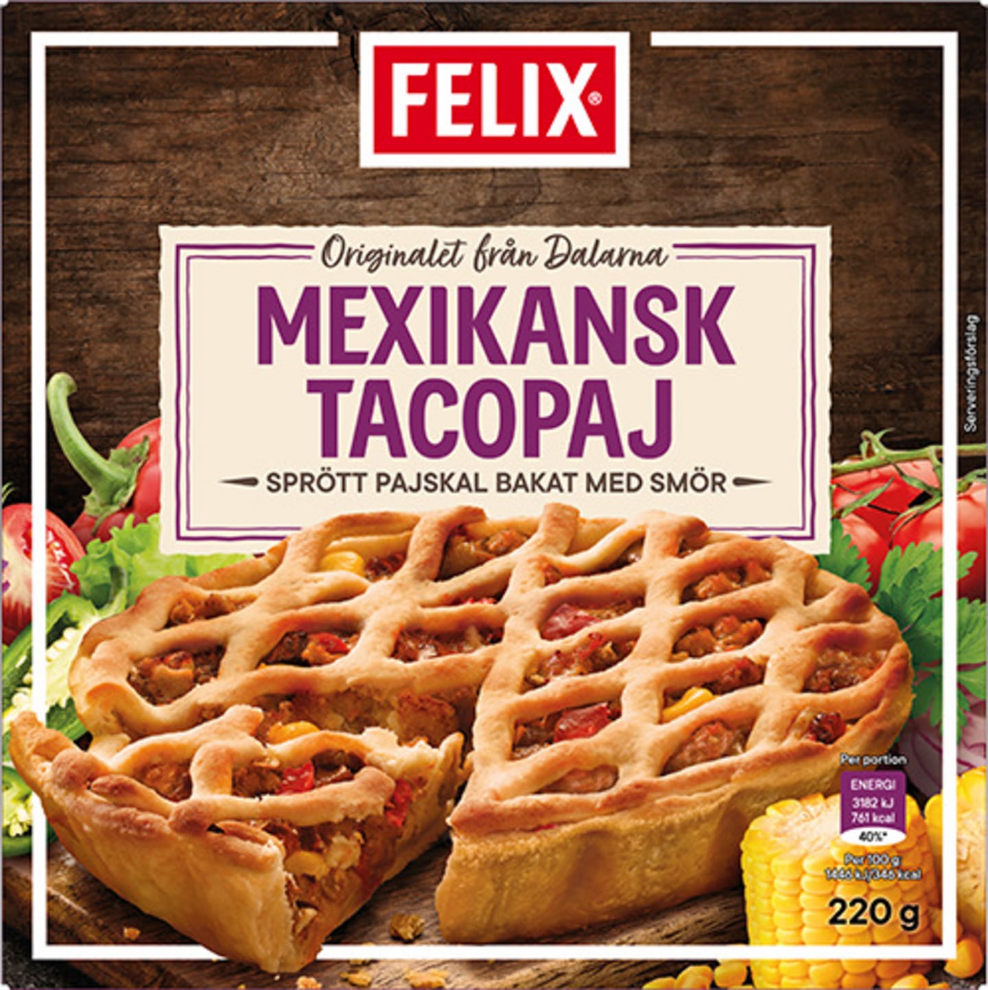 Mexikansk Tacopaj 220g