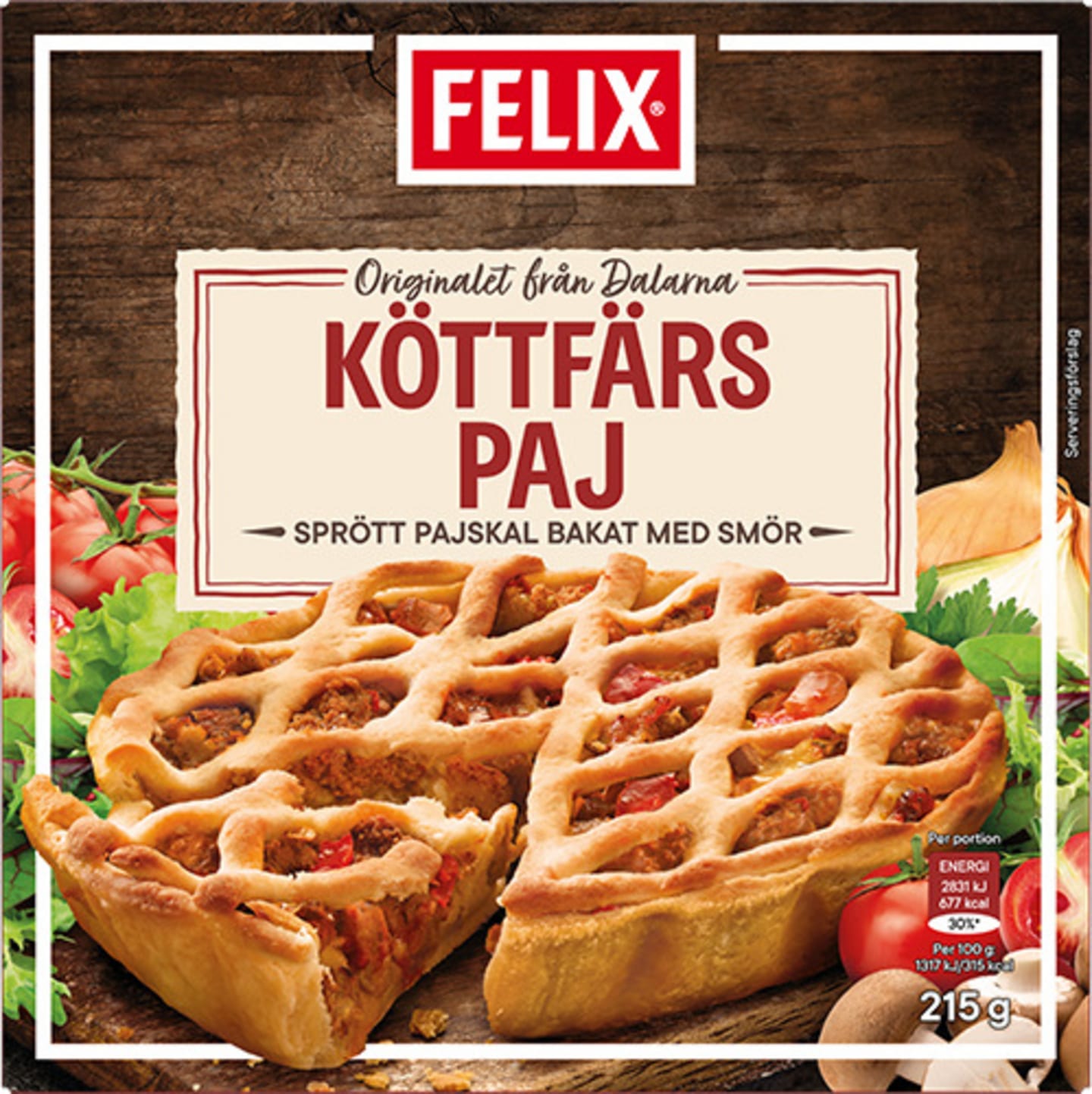 Köttfärspaj 215g