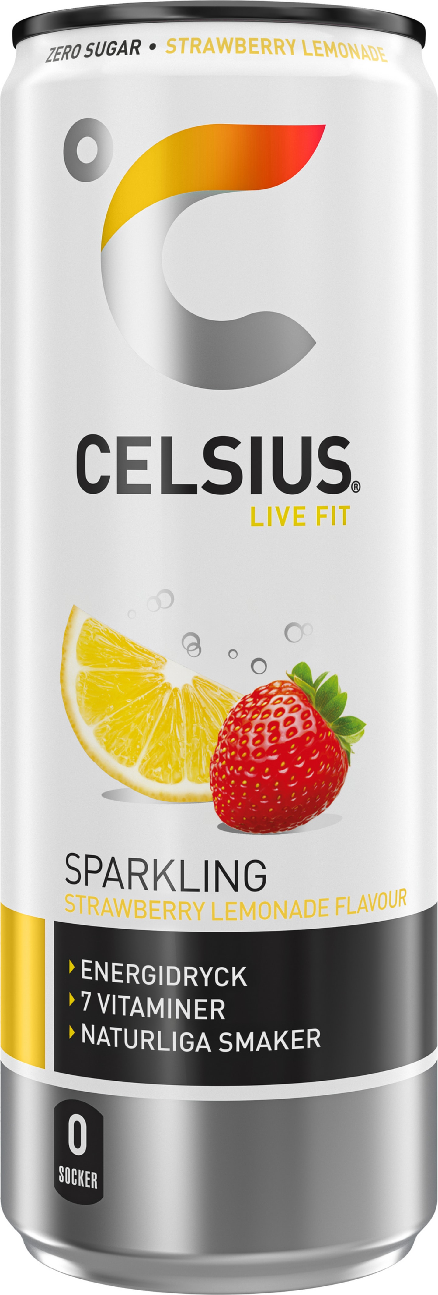 Celsius Strawberry Lemonade 35,5cl