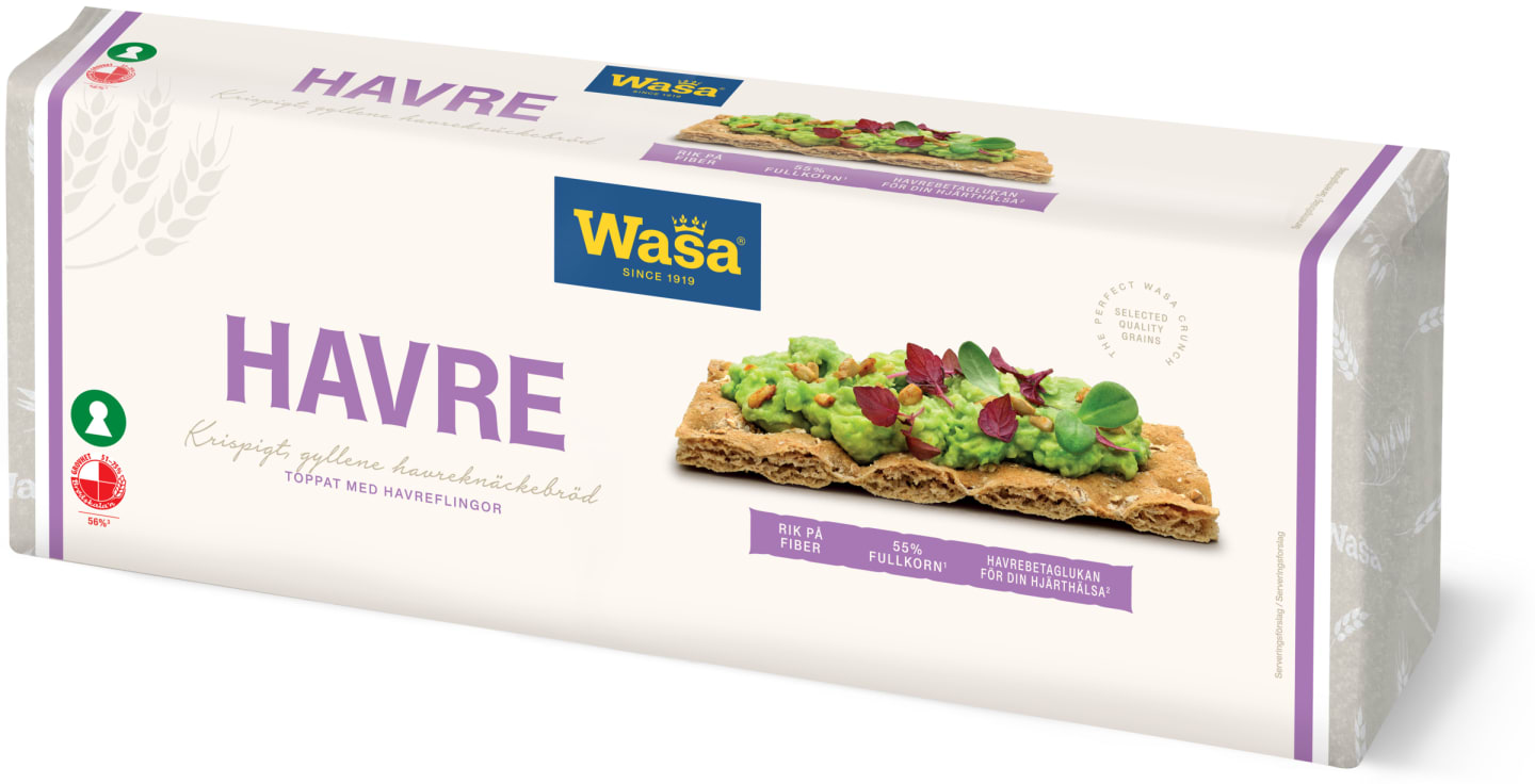 Knäckebröd Havre 600g