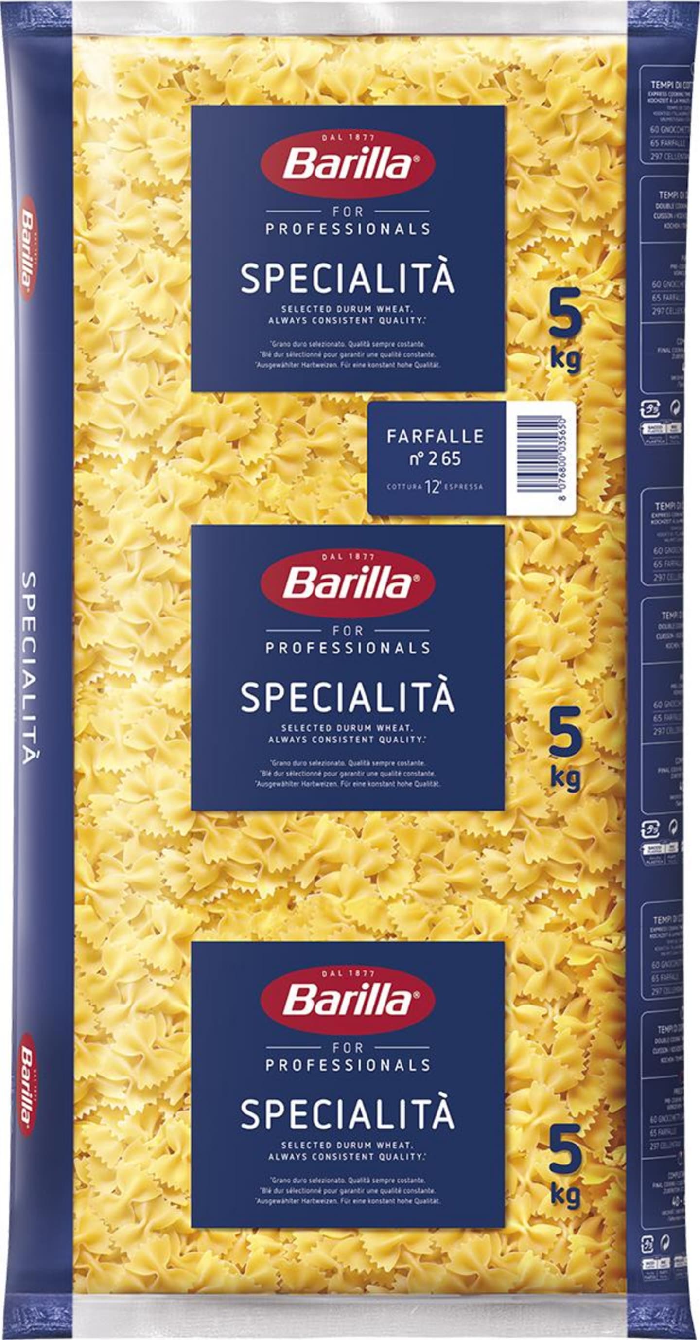 Pasta Farfalle 5kg - Bild 1 av 2