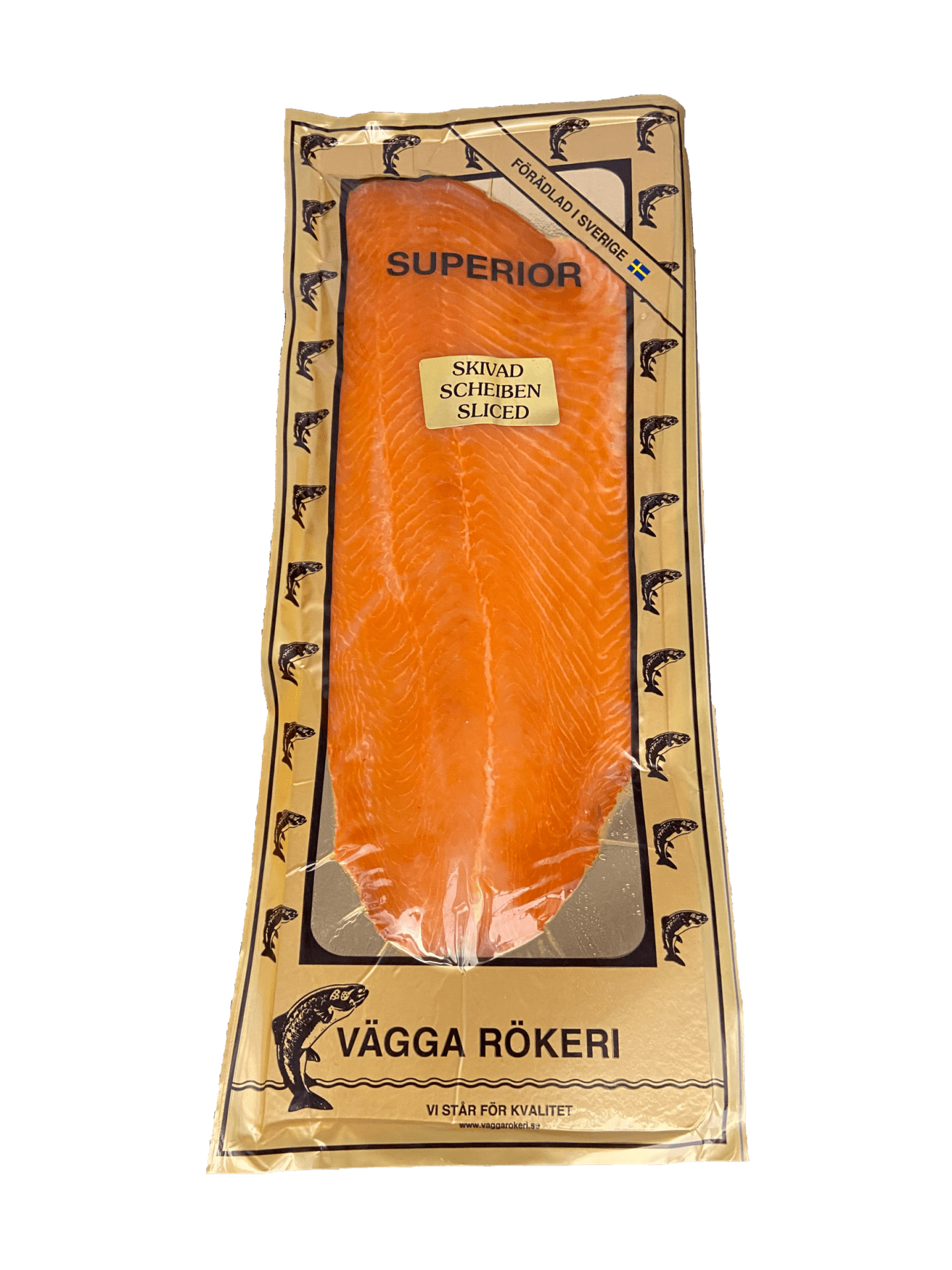 Laxsida kallrökt skivad 1,3-1,7kg - Bild 1 av 2