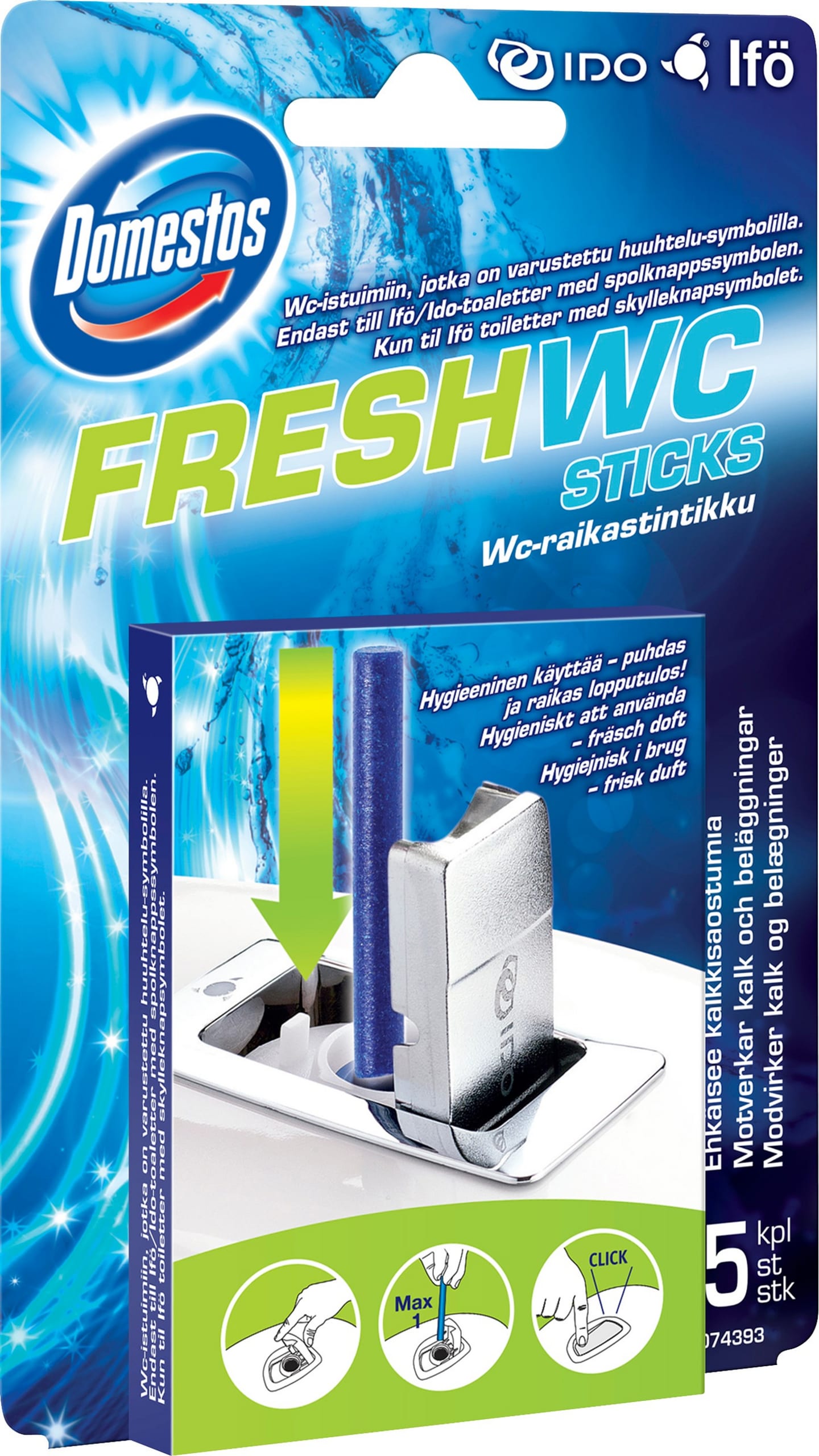Fresh WC-Sticks Ocean 5-p