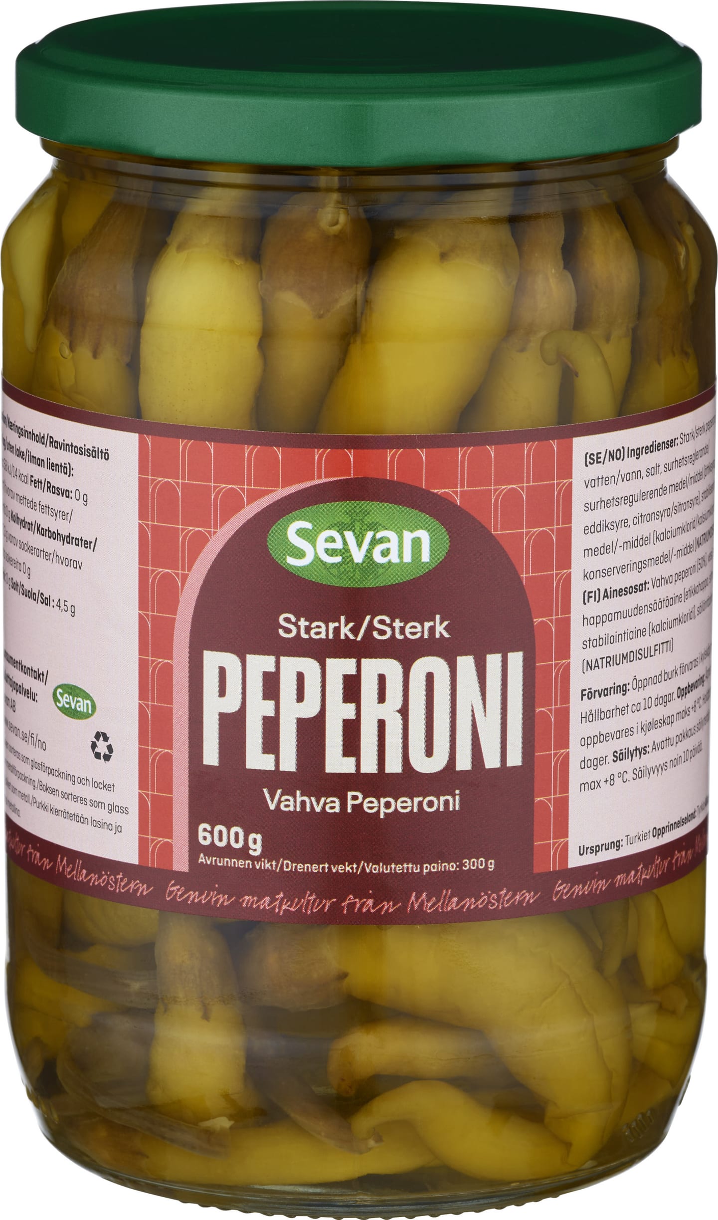 Peperoni Stark 600g