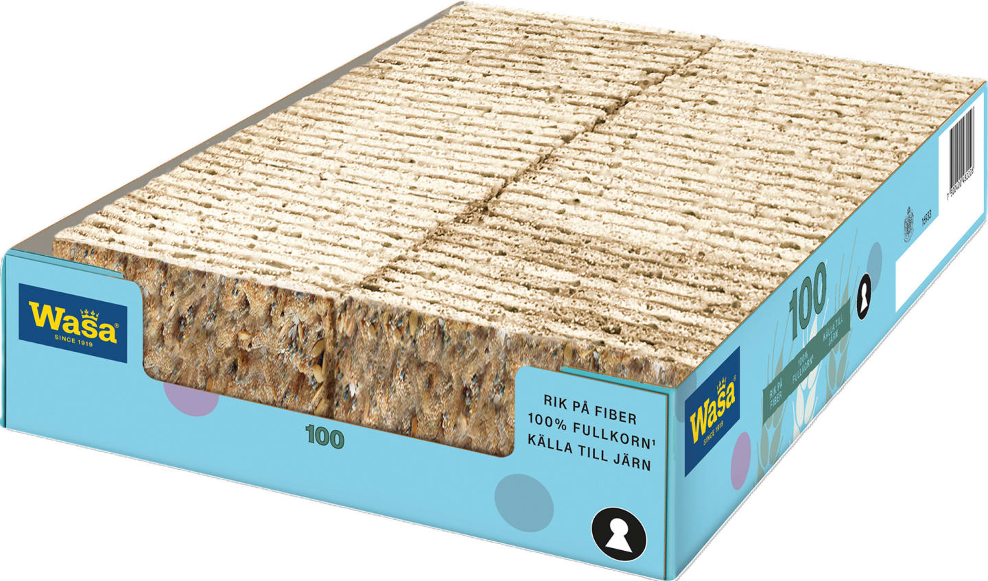 Knäckebröd 100 Frön Havssalt 1,35kg