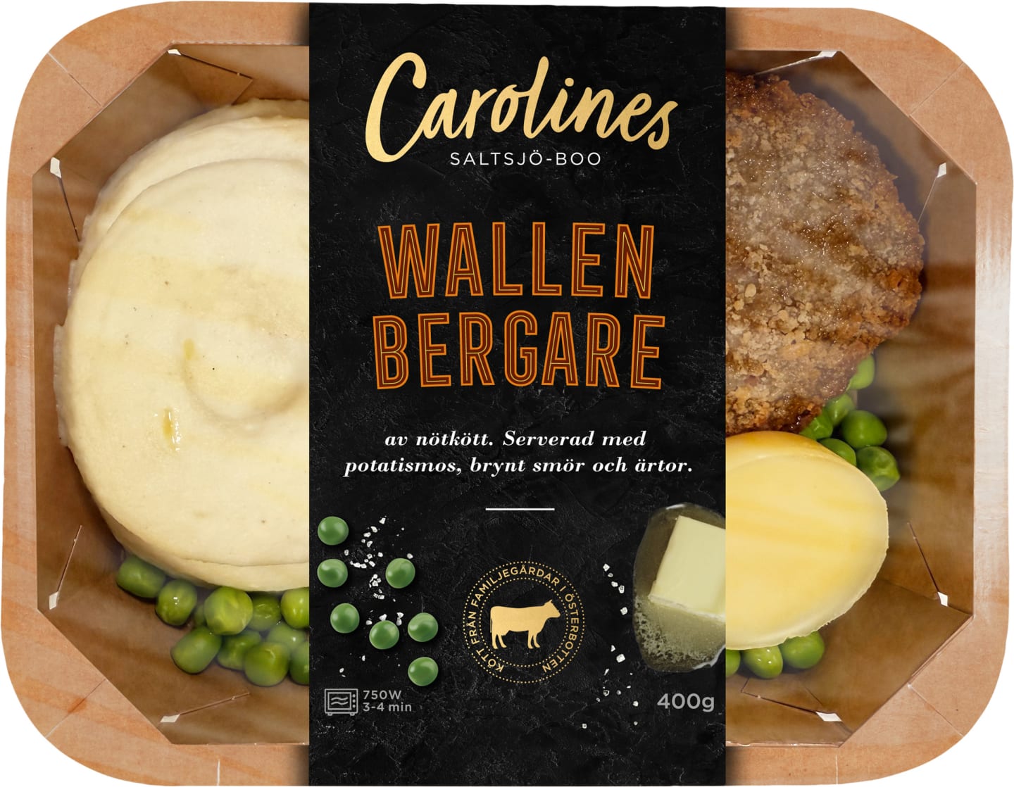 Wallenbergare med potatismos 400g