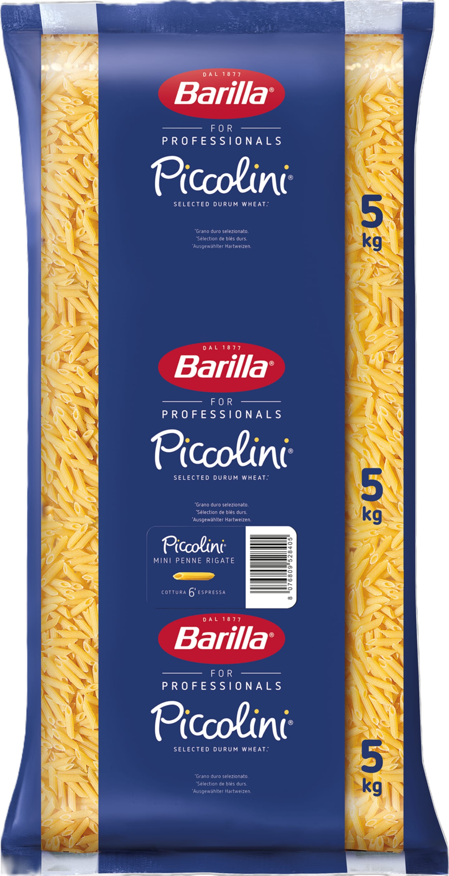 Pasta Penne Rigate mini 5kg - Bild 1 av 1
