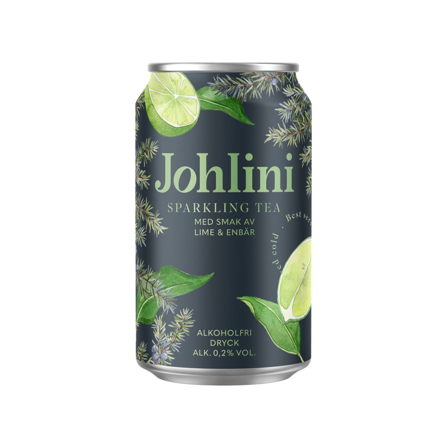 Sparkling tea Lime & Enbär 33cl
