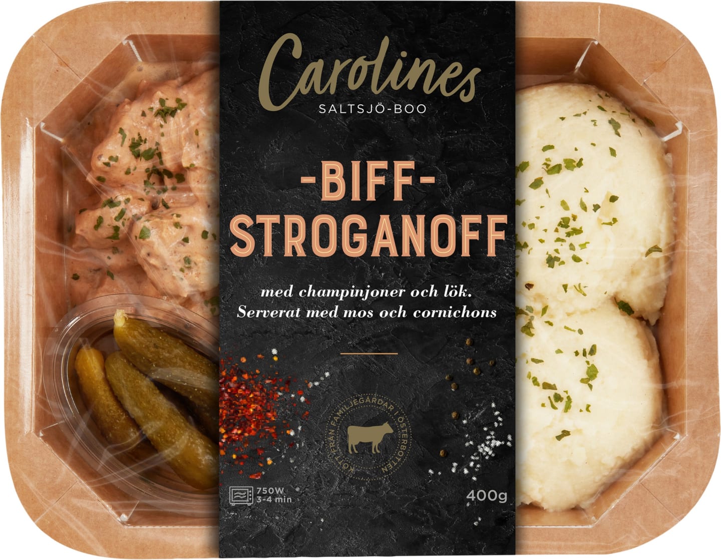 Biff Stroganoff med potatismos 400g