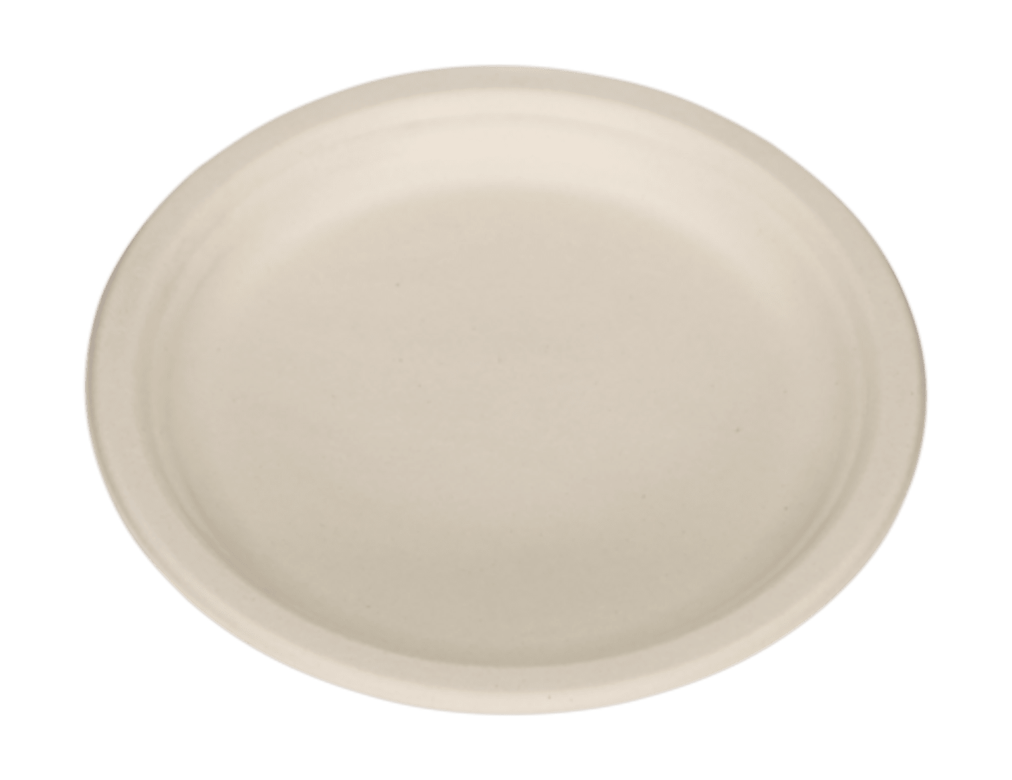 Tallrik bagasse natur 23cm