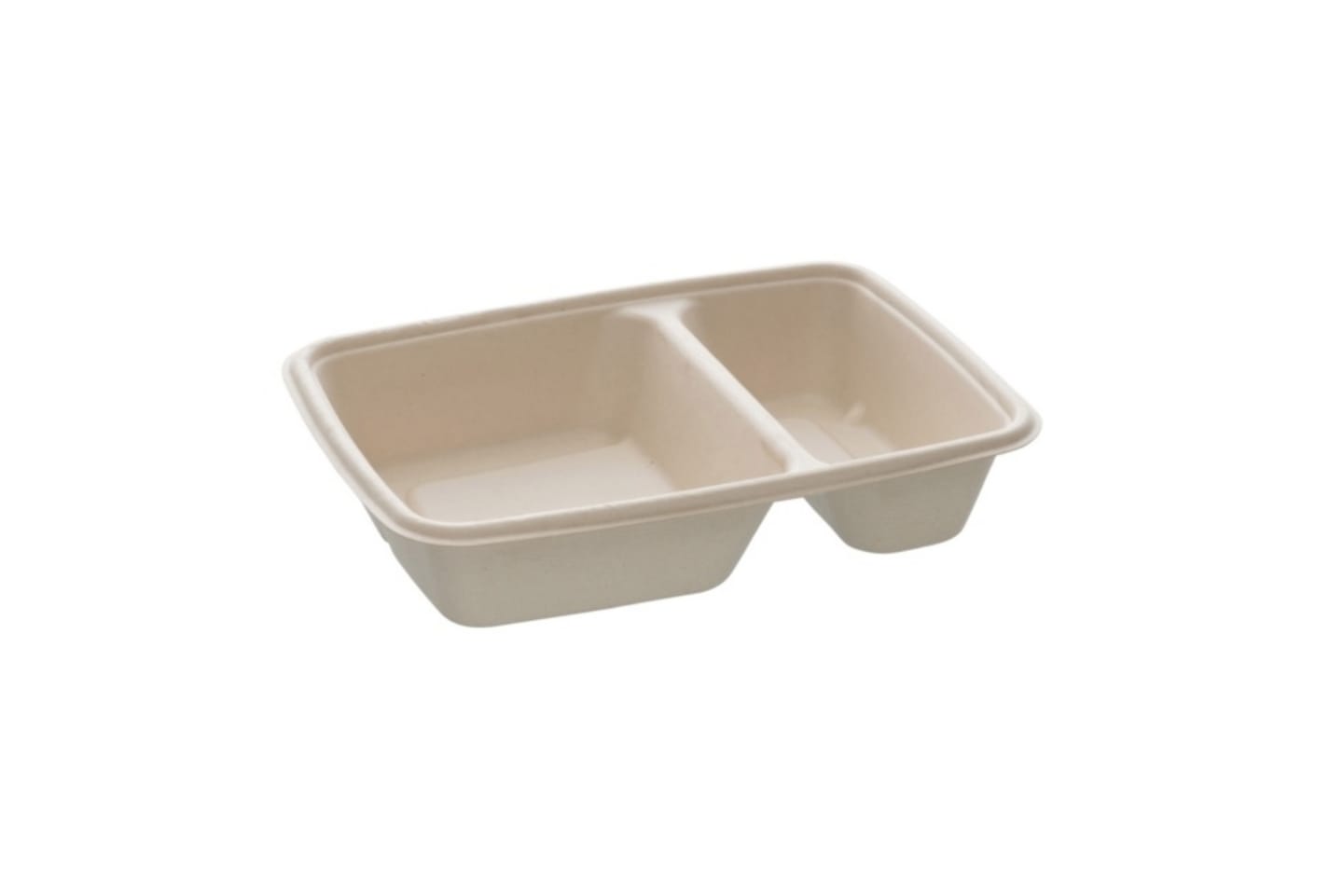 Hämtlåda 2 fack bagasse 16x23x5cm 300st