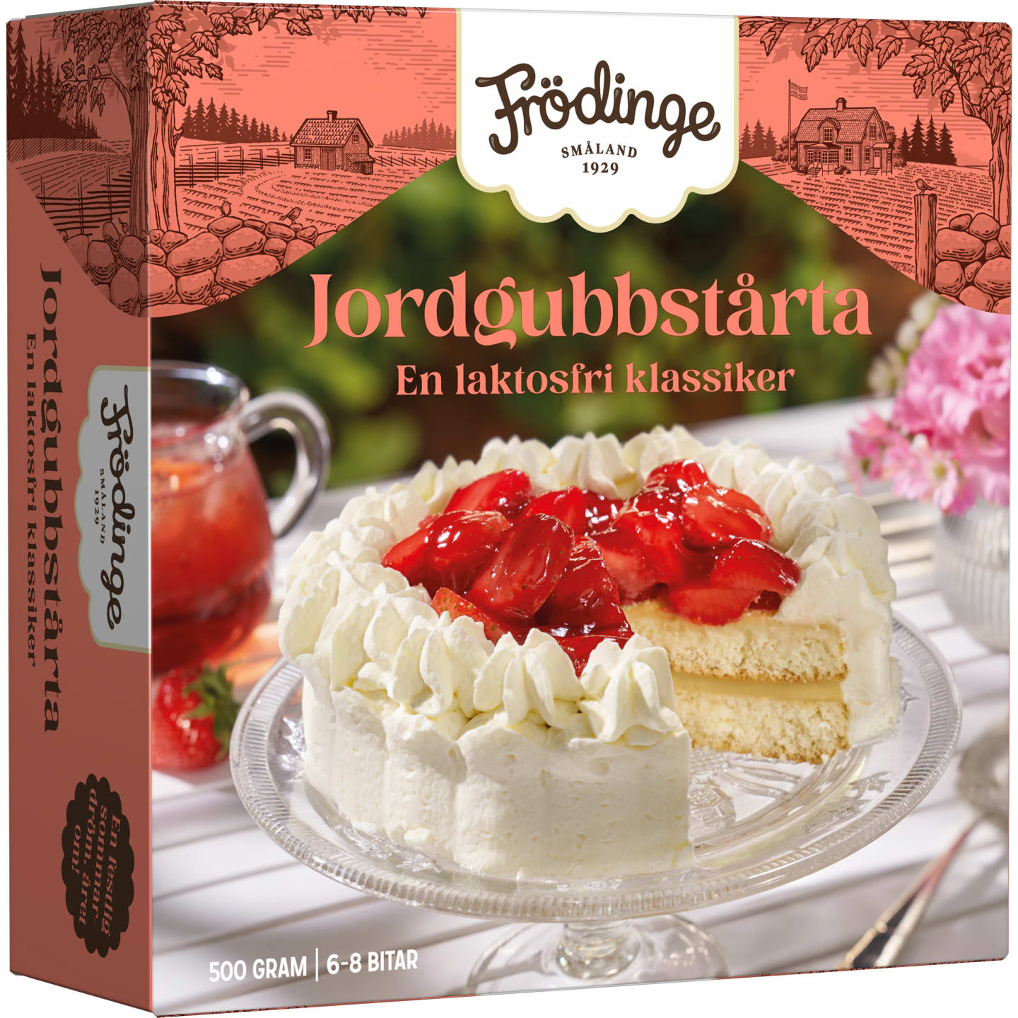 Jordgubbstårta 500g
