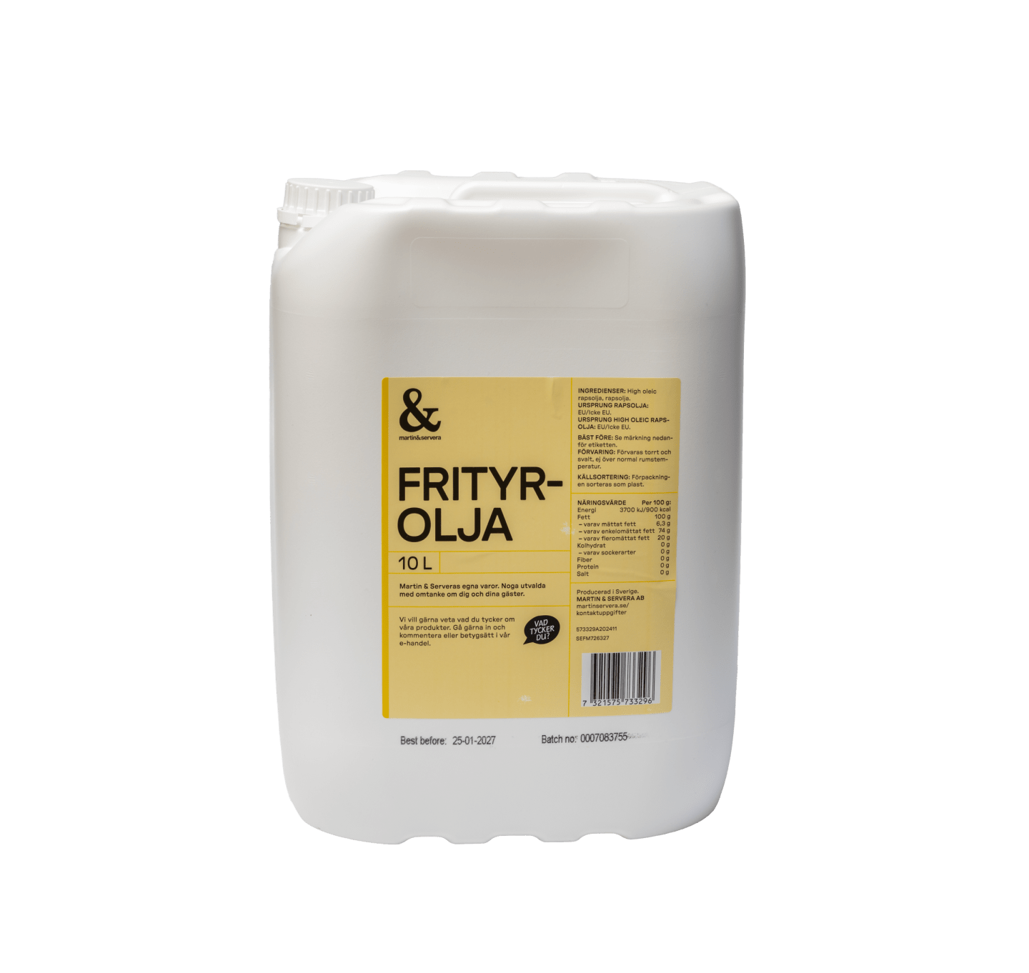 Frityrolja 10L